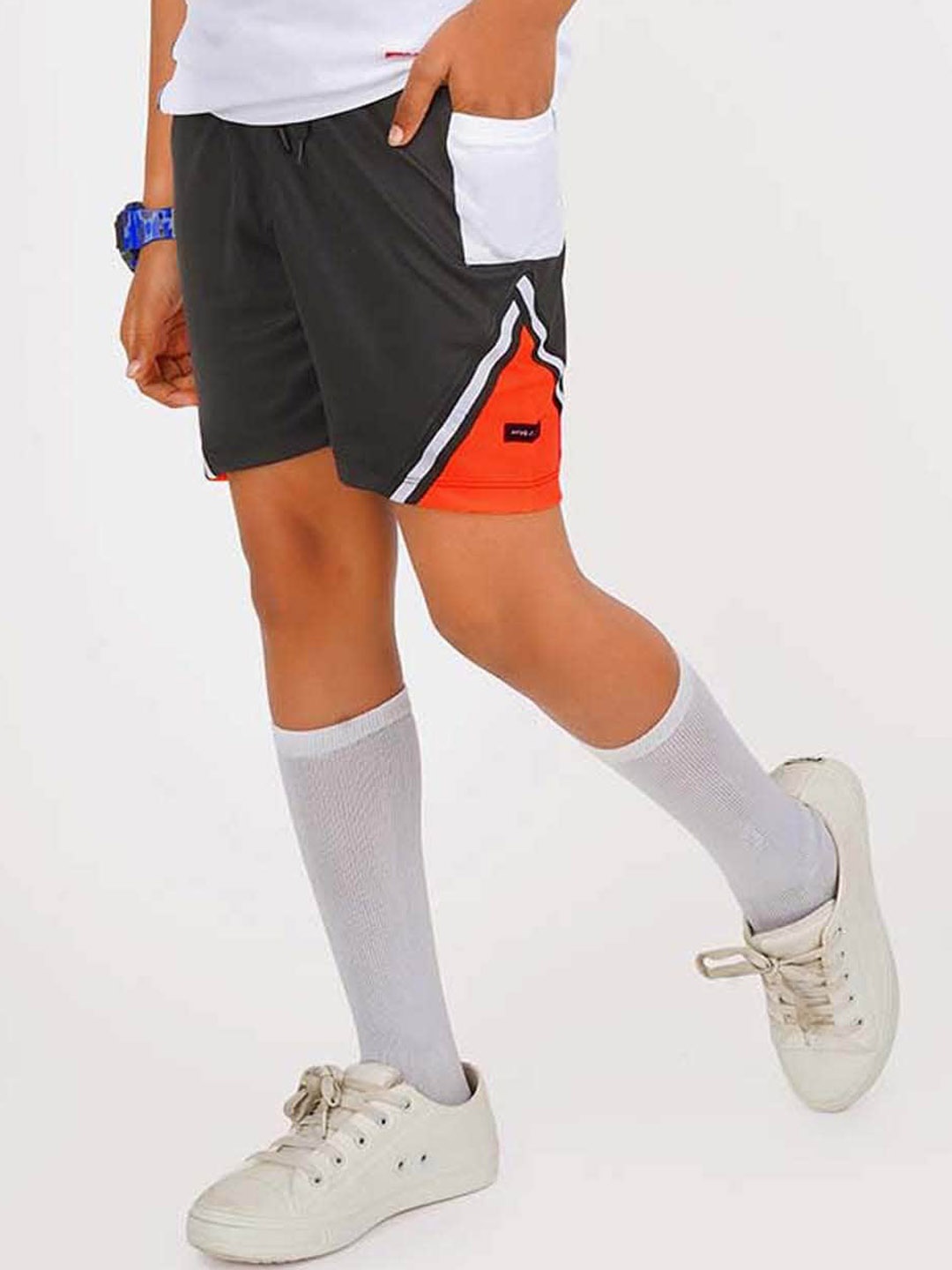 

HYVE Boys Low-Rise Sports Shorts, Black