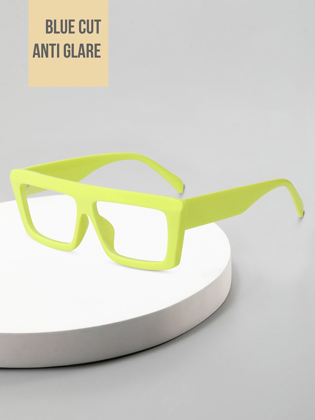

Peter Jones Eyewear Unisex Full Rim Square Frames, Yellow