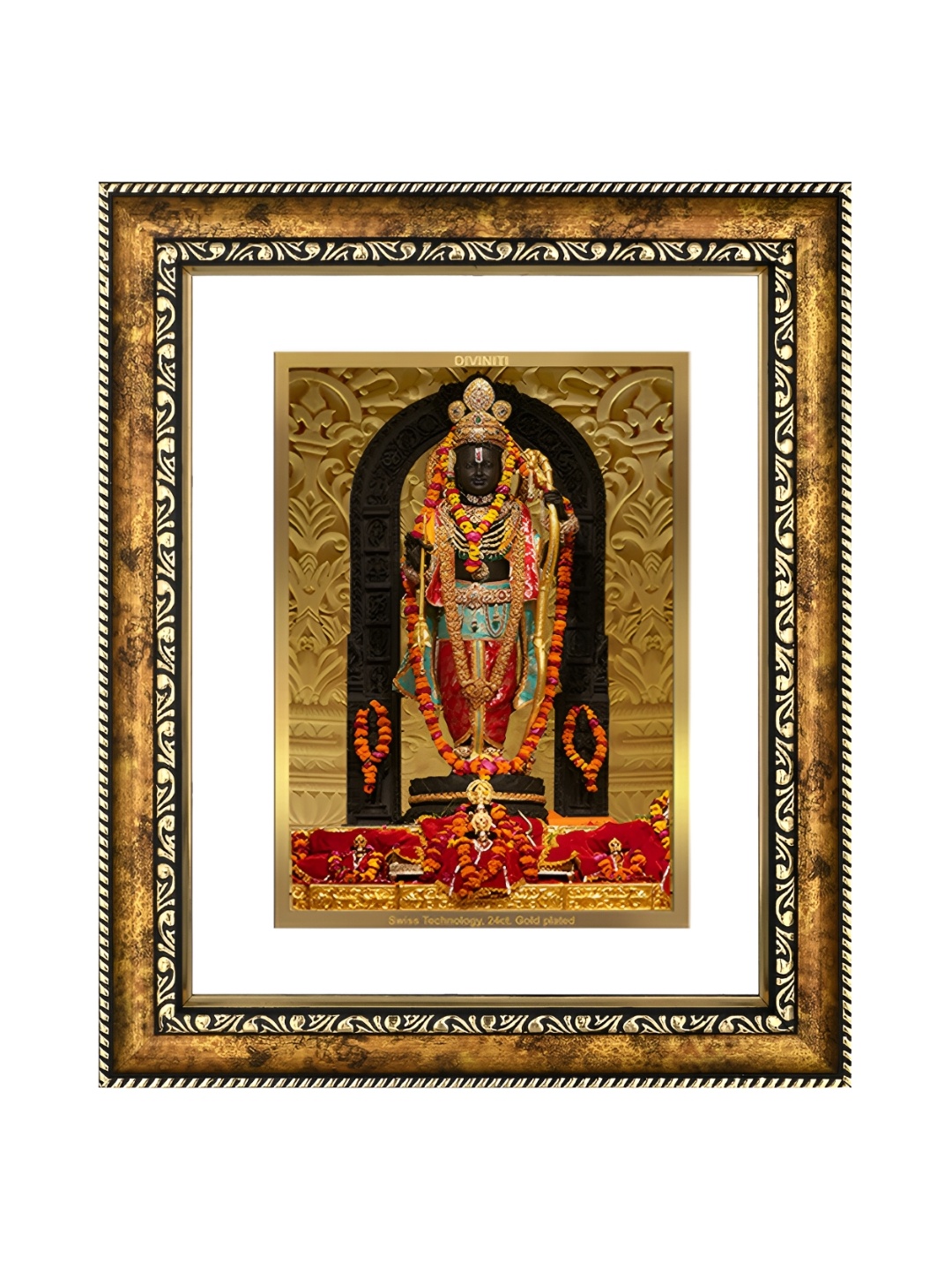 

DIVINITI 24K Gold Plated Ram Lalla Photo Frame