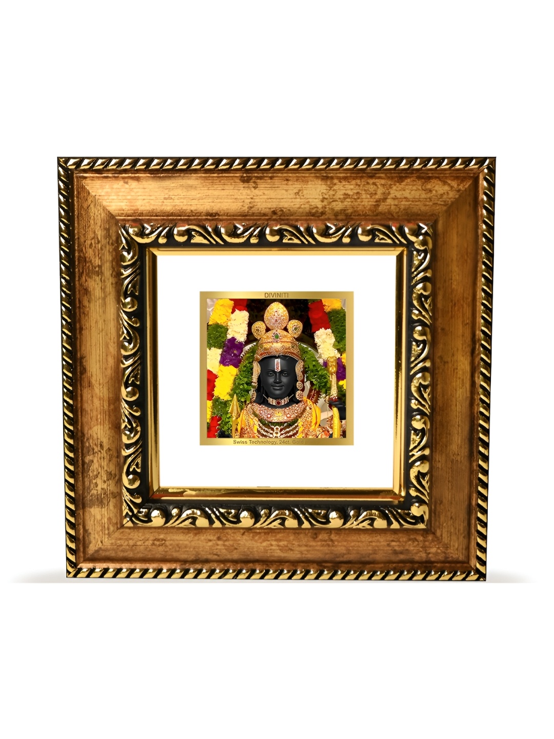 

DIVINITI 24K Gold Plated Ram Lalla Table Photo Frame