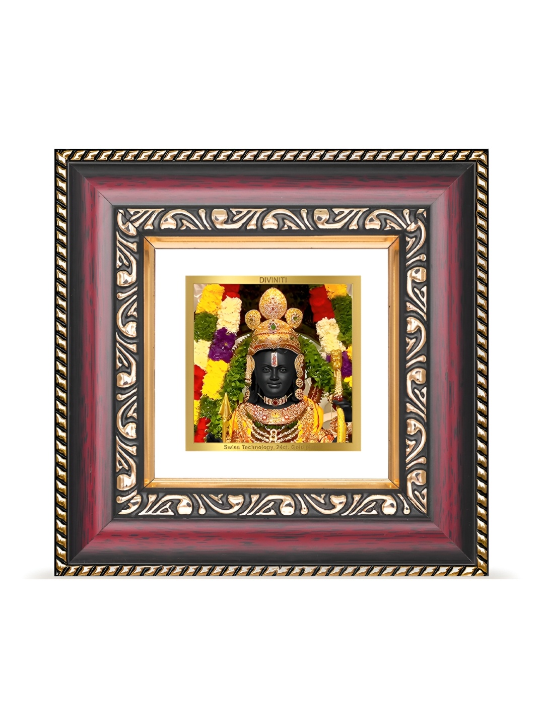 

DIVINITI 24K Gold-Plated Ram Lalla Photo Frame, Multi