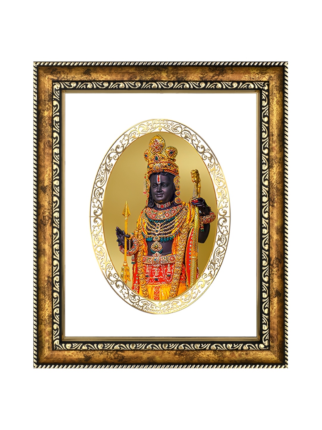 

DIVINITI 24K Gold-Plated Ram Lalla Photo Frame