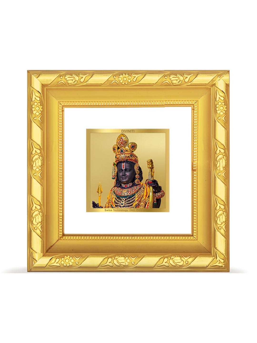 

DIVINITI 24K Gold-Plated Ram Lalla Photo Frame