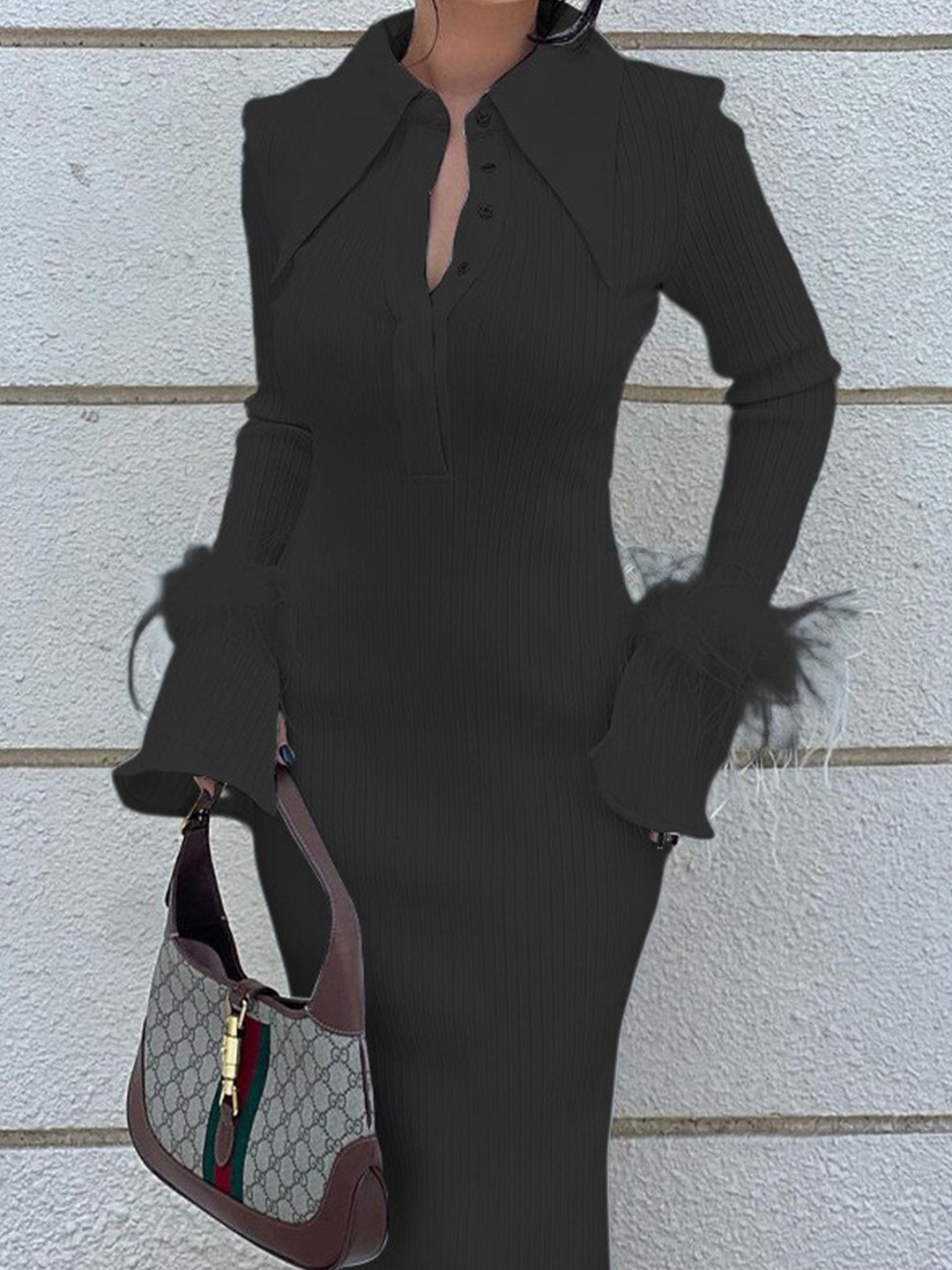 

StyleCast x Revolte Maxi Dress, Black