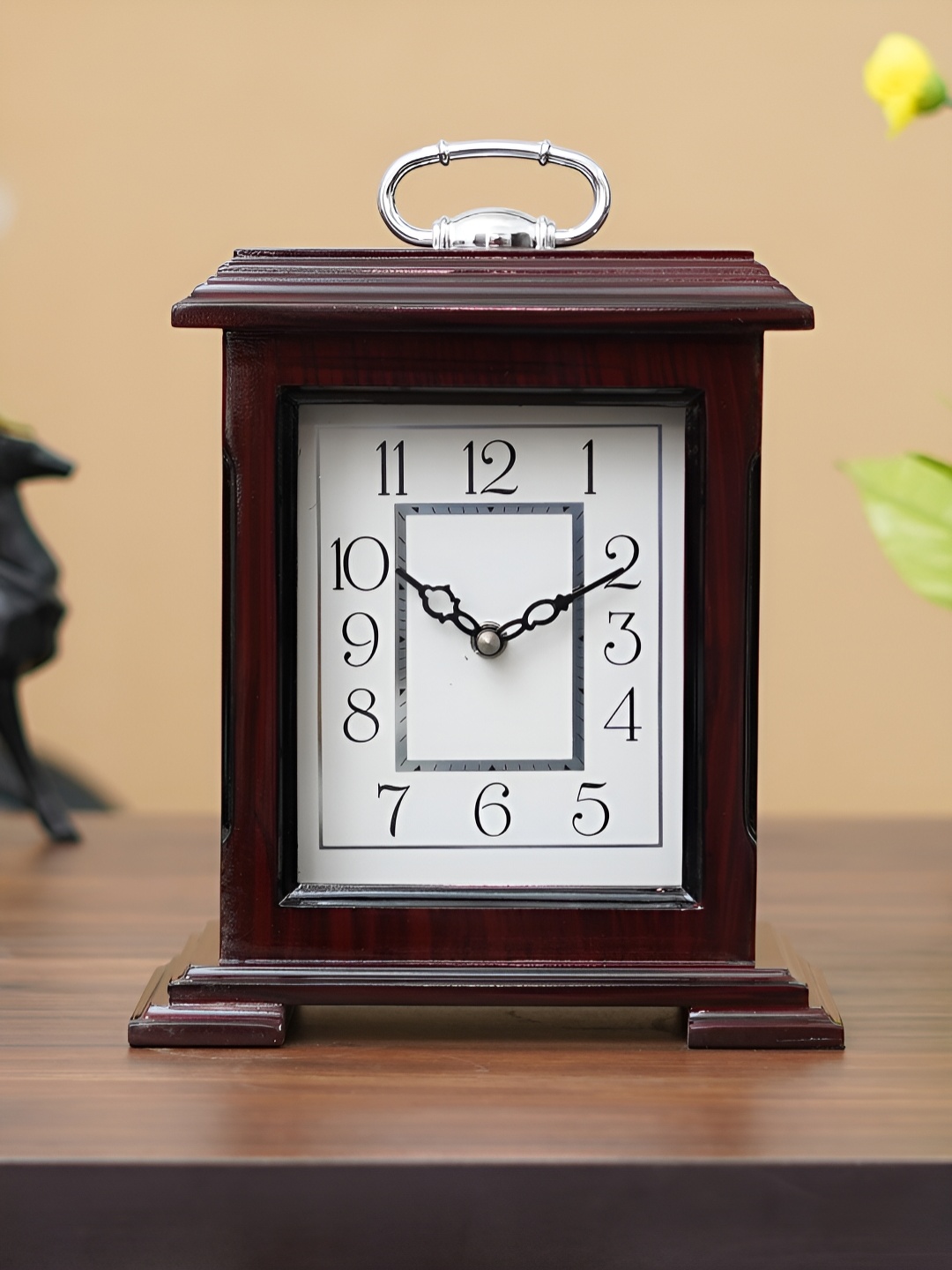

Craft Smith Brown Rectangular Wooden Traditional Table Clock