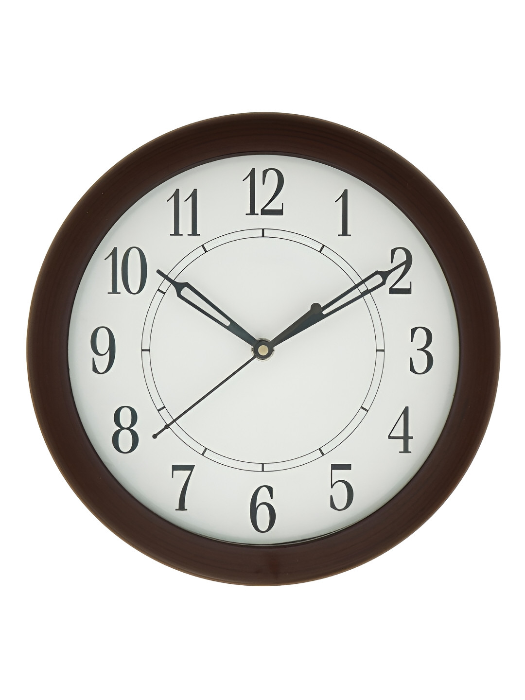 

Craft Smith Brown Round Wooden Traditional Wall Clock