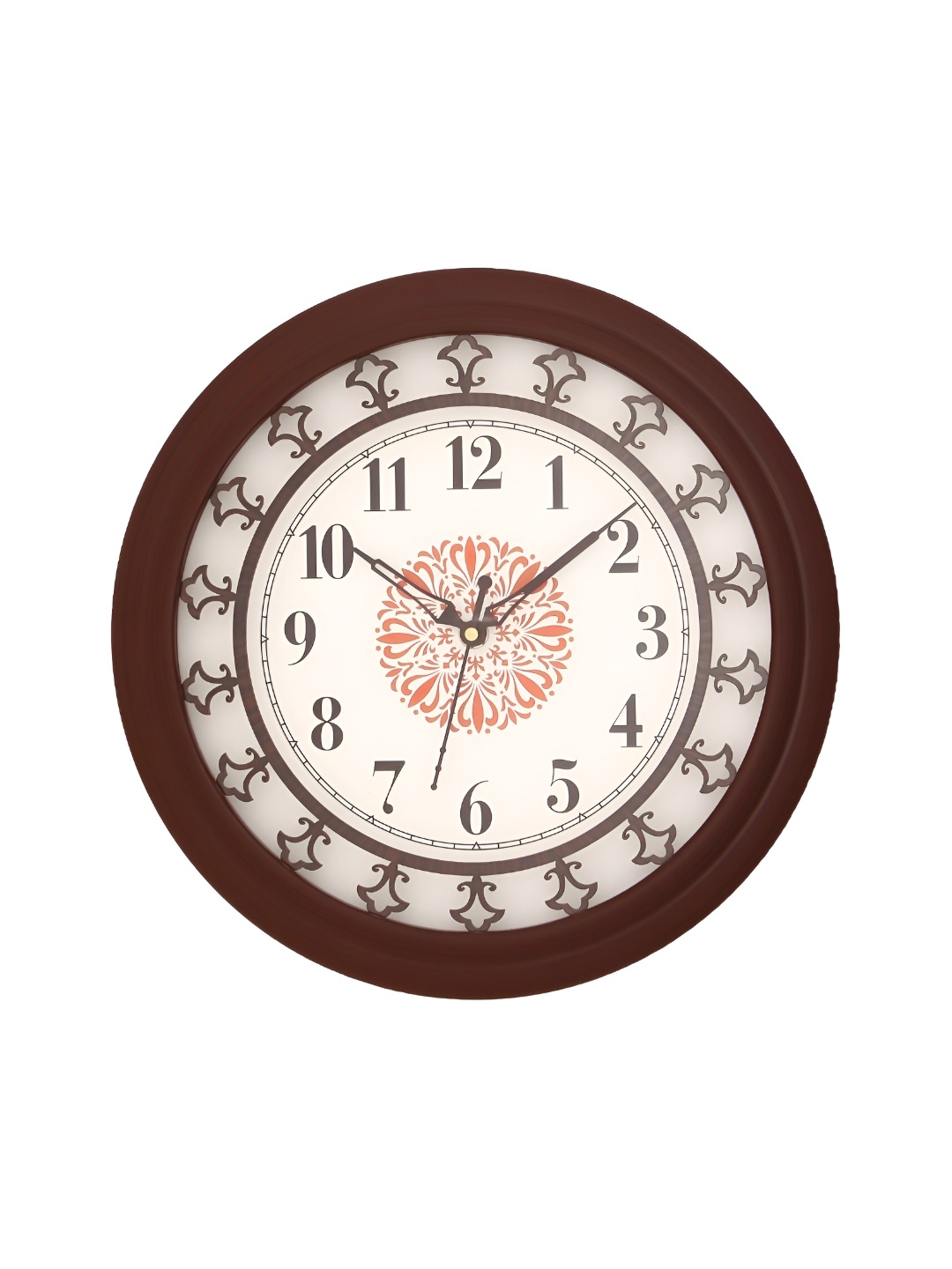 

Craft Smith Brown Round Contemporary Wall Clock