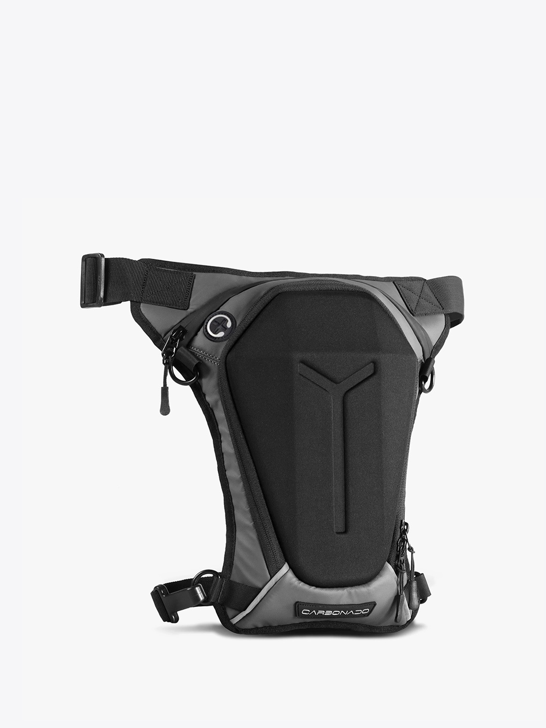 

Carbonado Weatherproof, Hard shell front panel, Adjustable Waist Strap, Grey