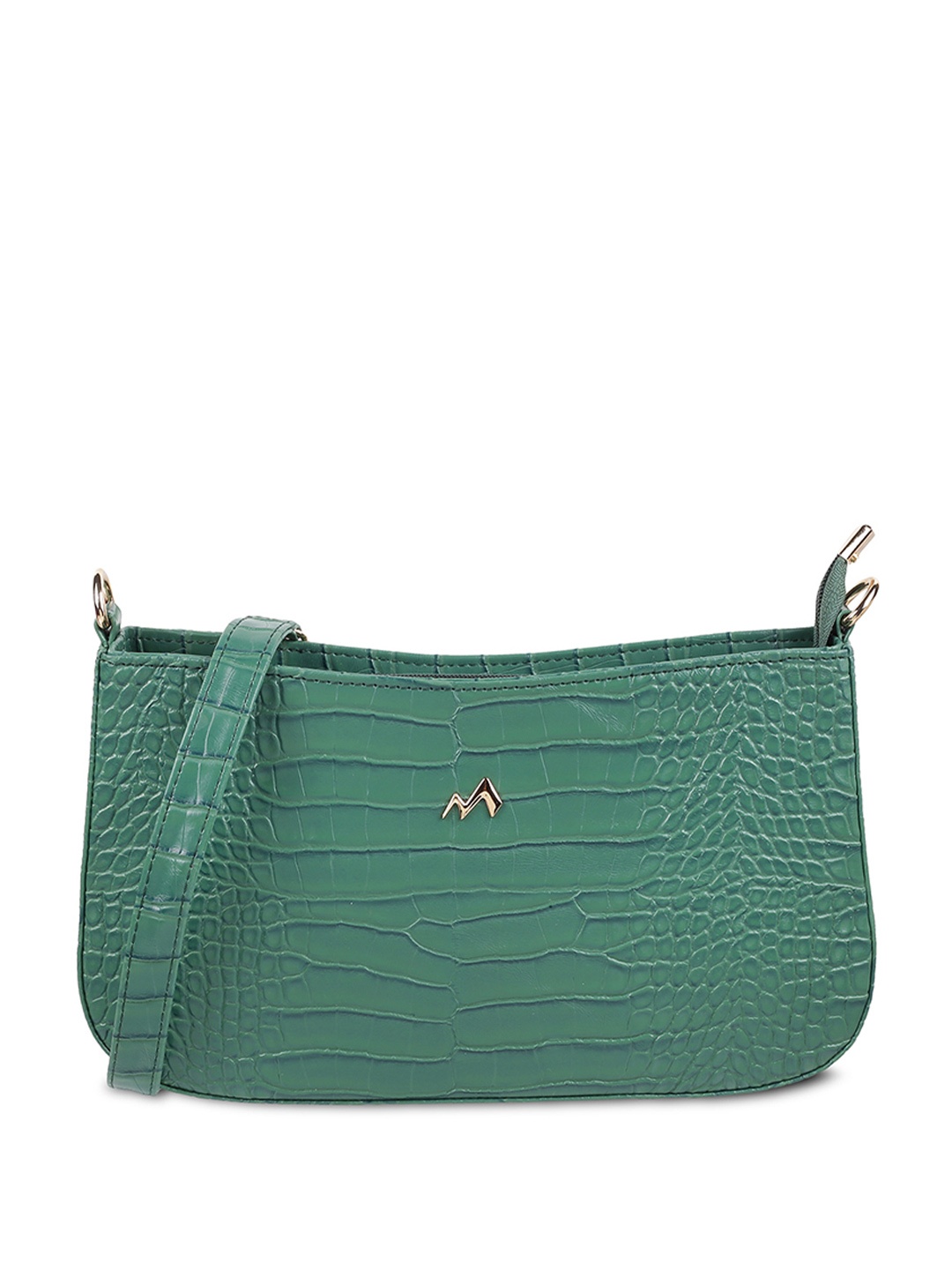 

Metro Textured Structured Sling Bag, Green