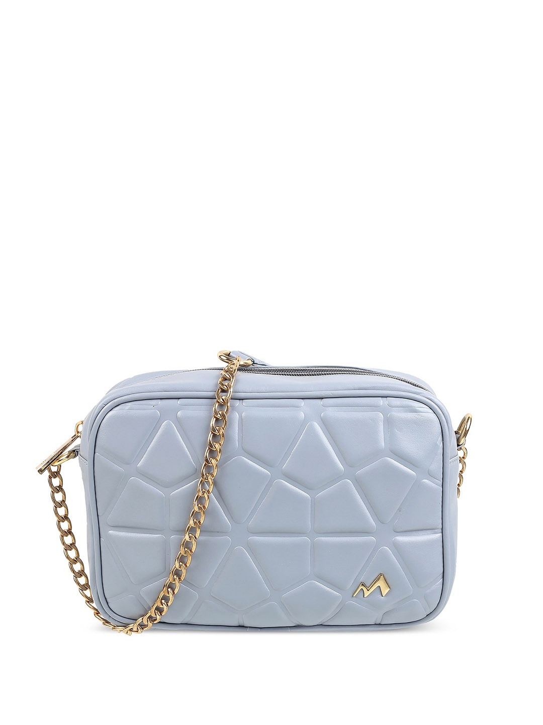 

Metro Textured Structured Sling Bag, Blue