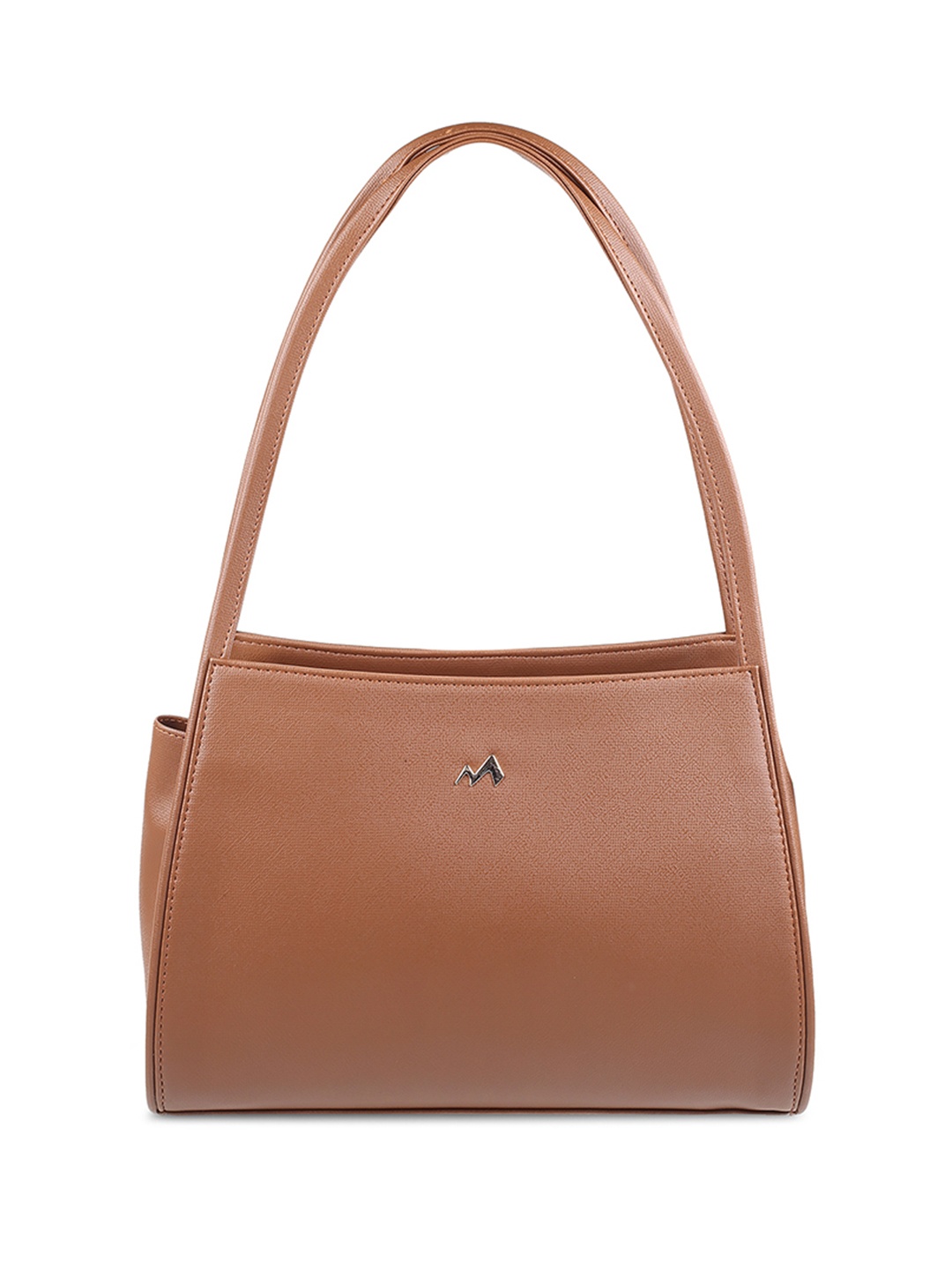 

Metro Textured Shopper Handheld Bag, Tan