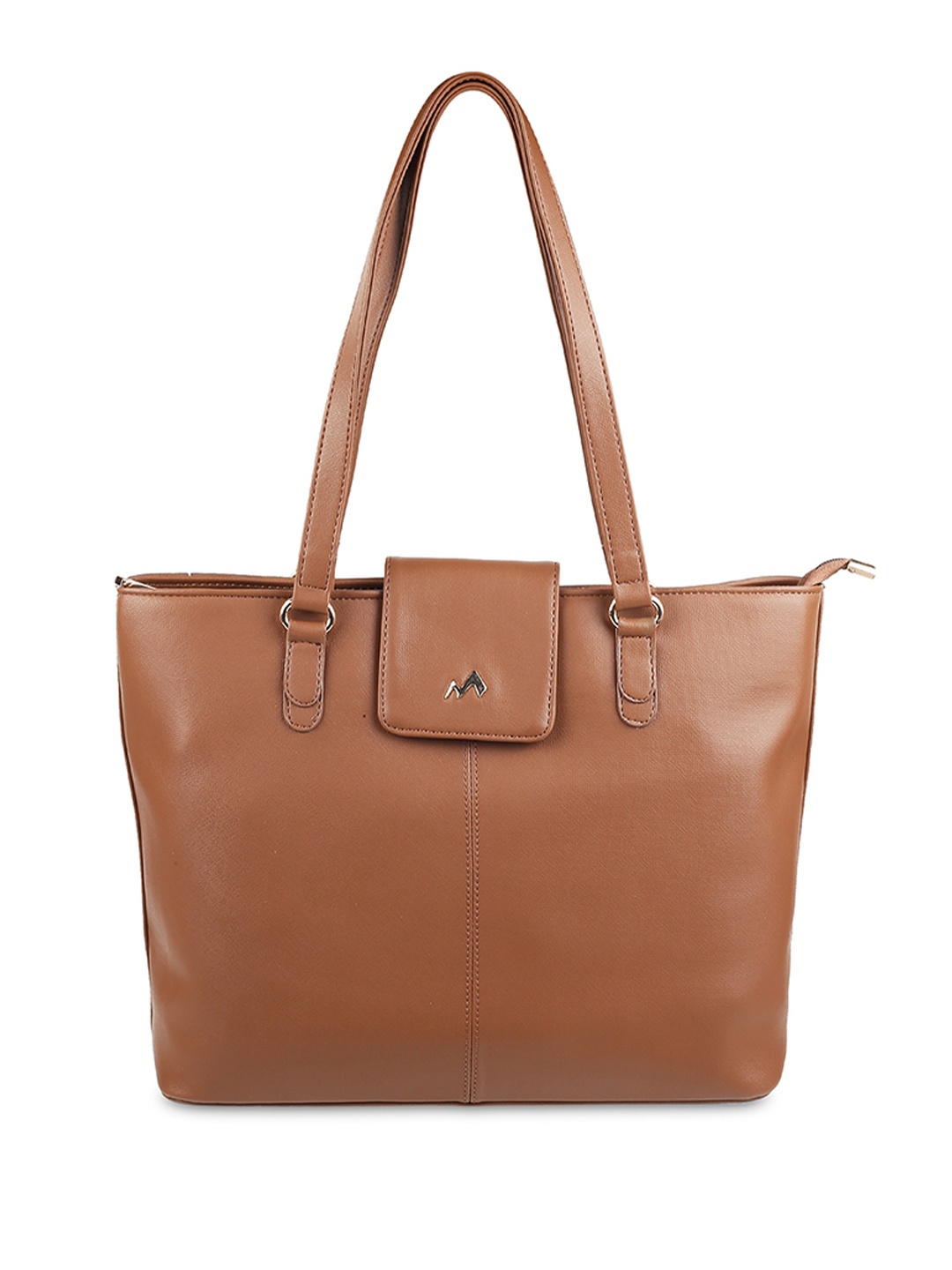 

Metro Structured Shoulder Bag, Tan