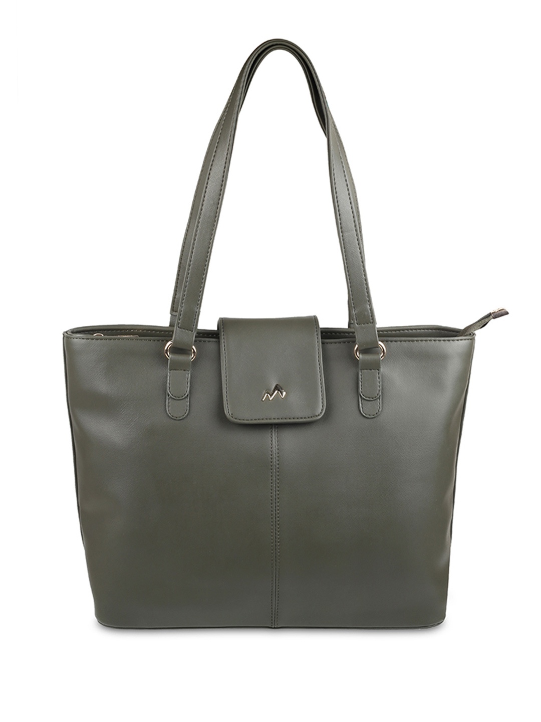 

Metro Structured Shoulder Bag, Green