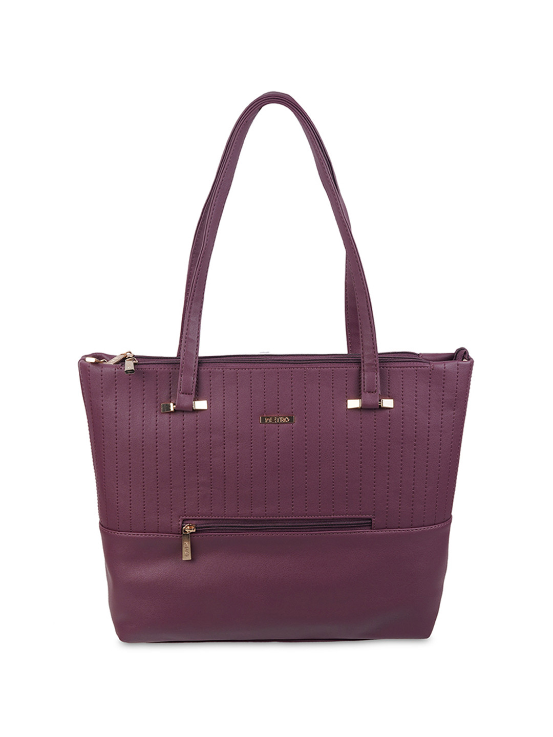 

Metro Structured Shoulder Bag, Maroon