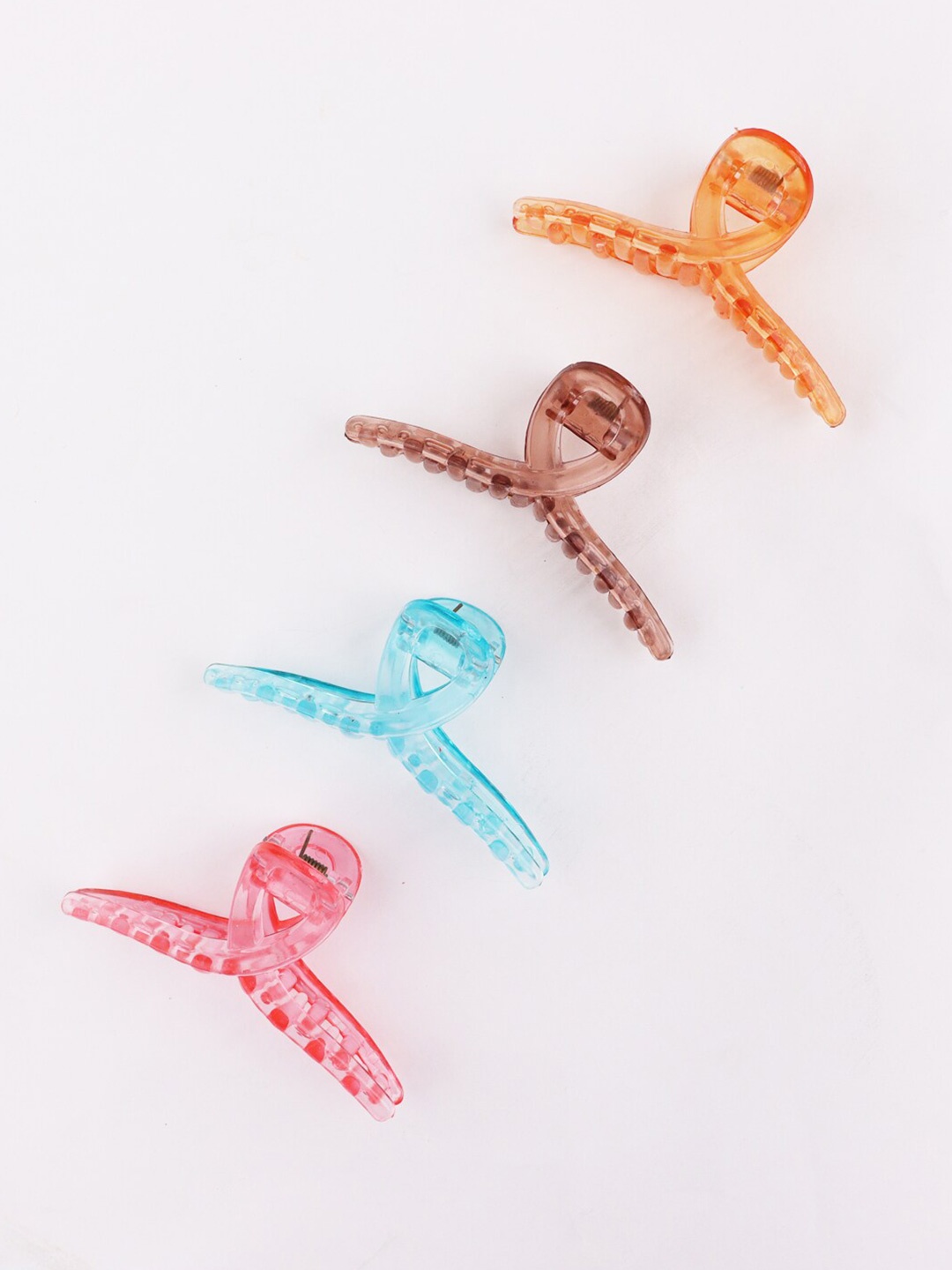 

VAGHBHATT Set of 4 Claw Clips, Blue