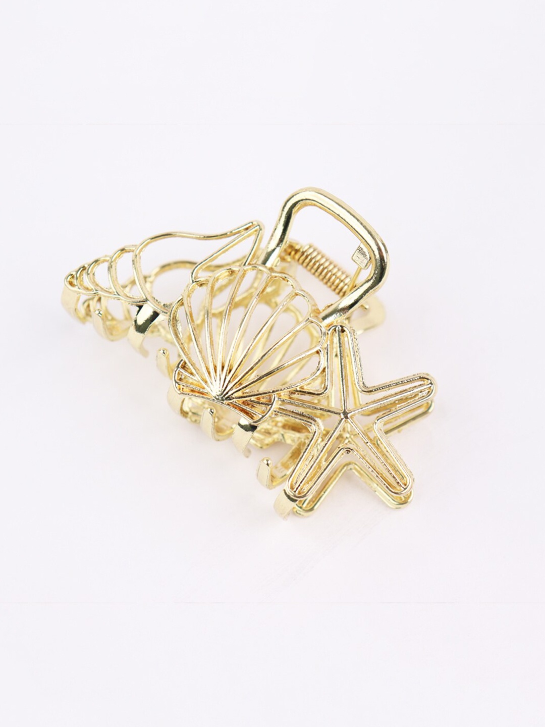 

VAGHBHATT Metal Claw Clip, Gold