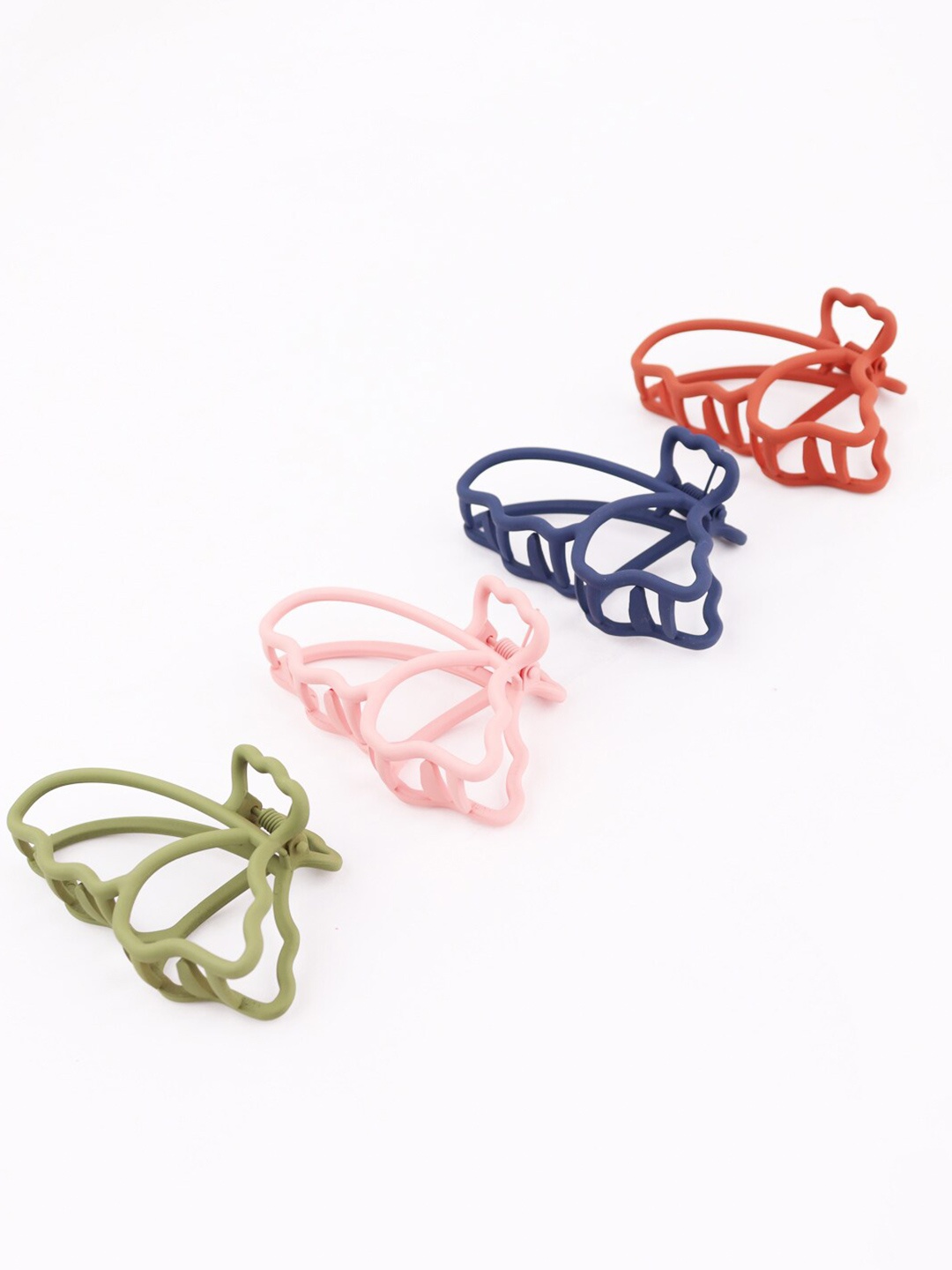 

VAGHBHATT Set of 4 Claw Clip, Green