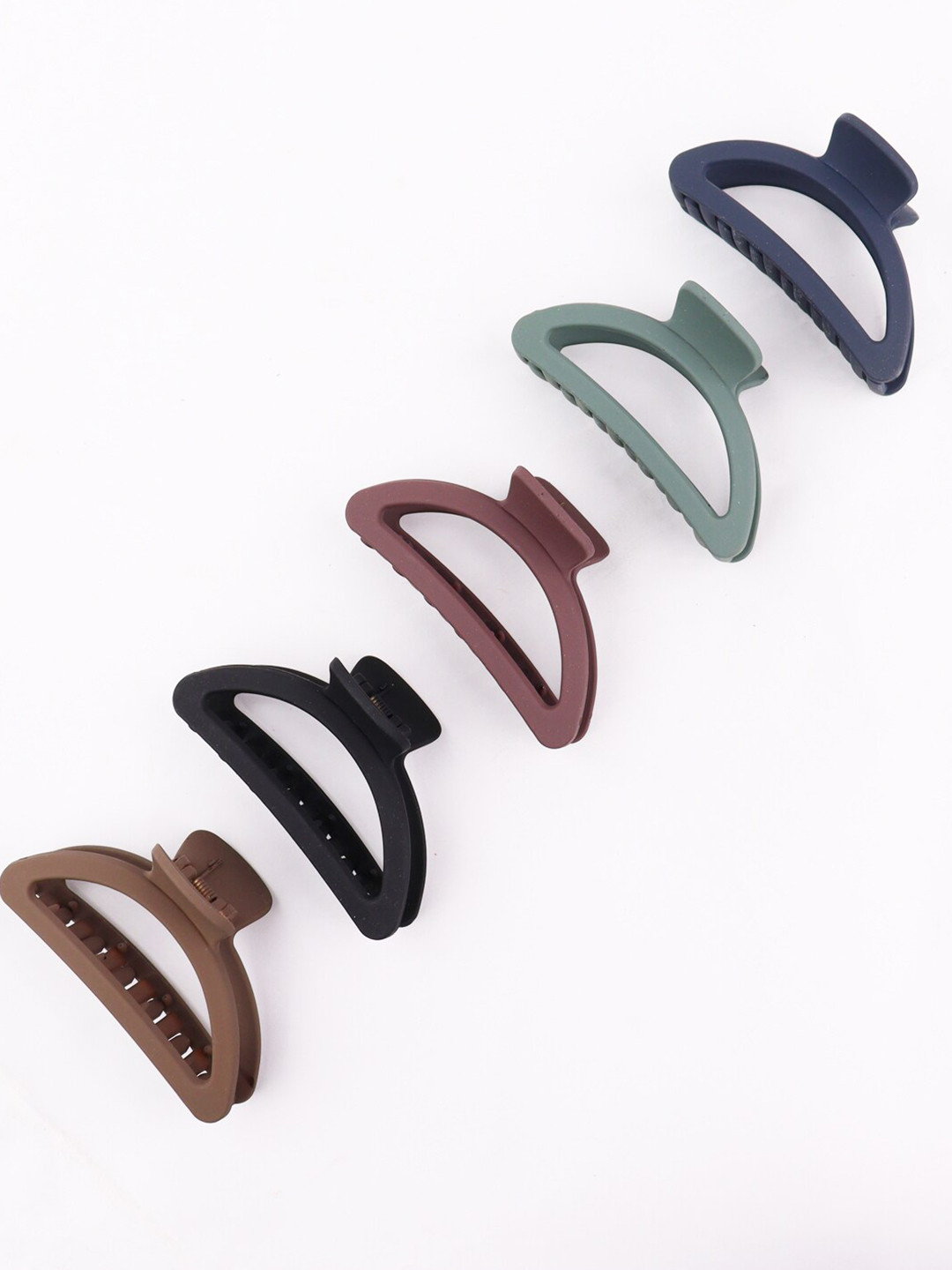 

VAGHBHATT Set of 4 Claw Clip, Grey