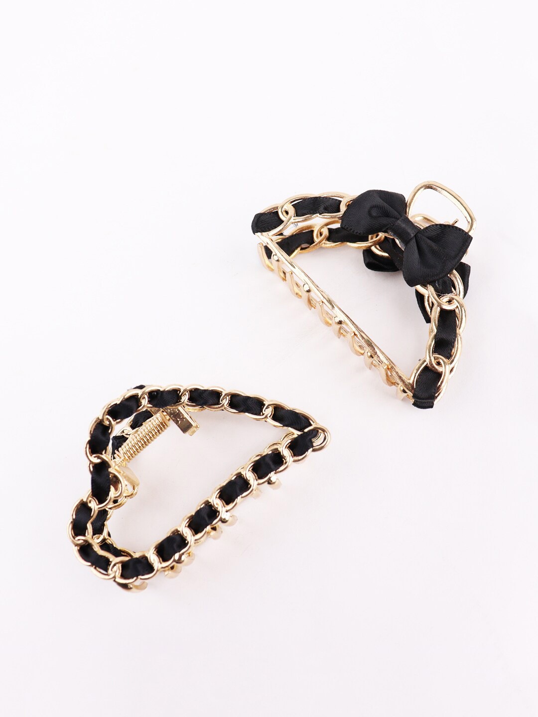 

Krelin Set of 2 Twist Ribbon Claw Clips, Gold