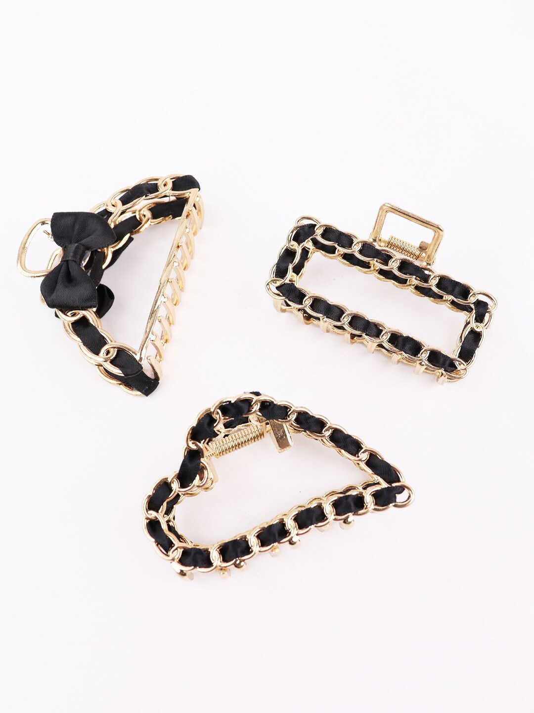 Krelin Set of 3 Claw Clip, Black