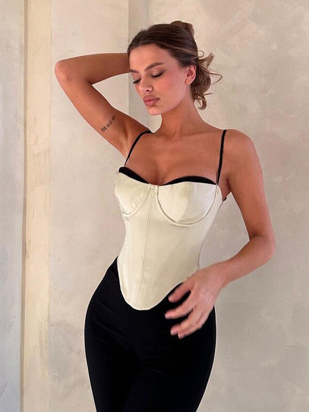 

StyleCast x Revolte Top, Beige