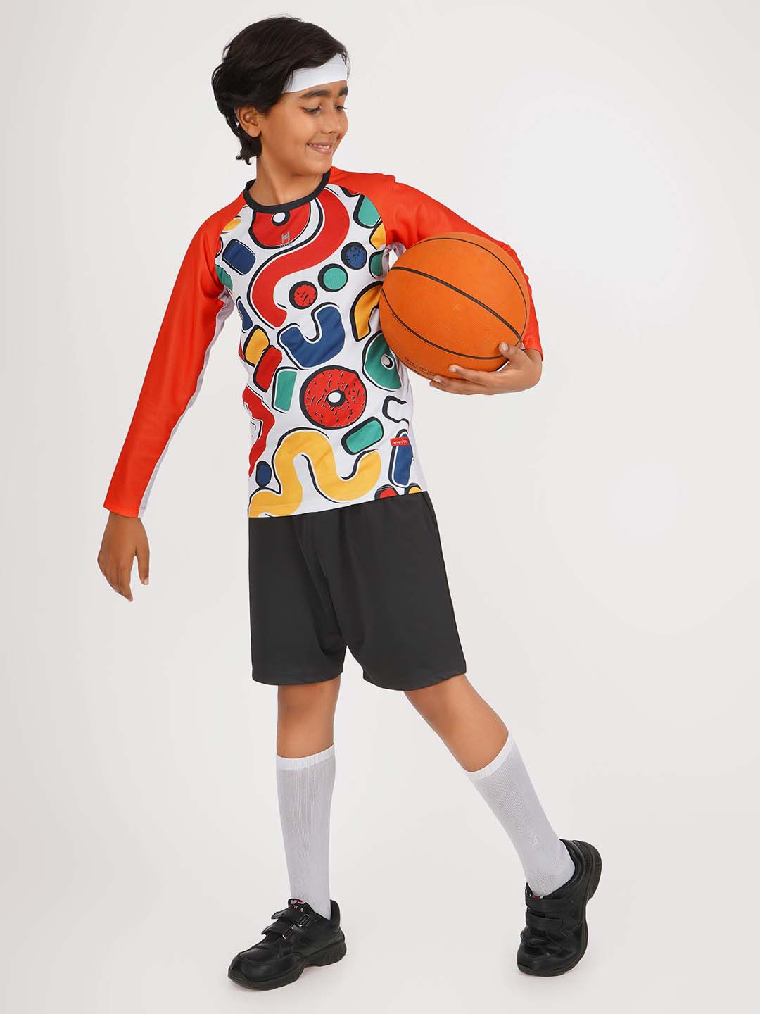 

HYVE Boys Graphic Printed T-shirt, Orange