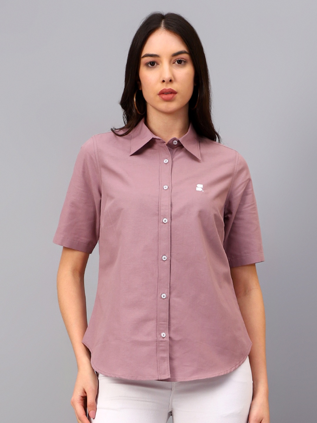 

SUMISO Comfort Hemp Casual Shirt, Lavender