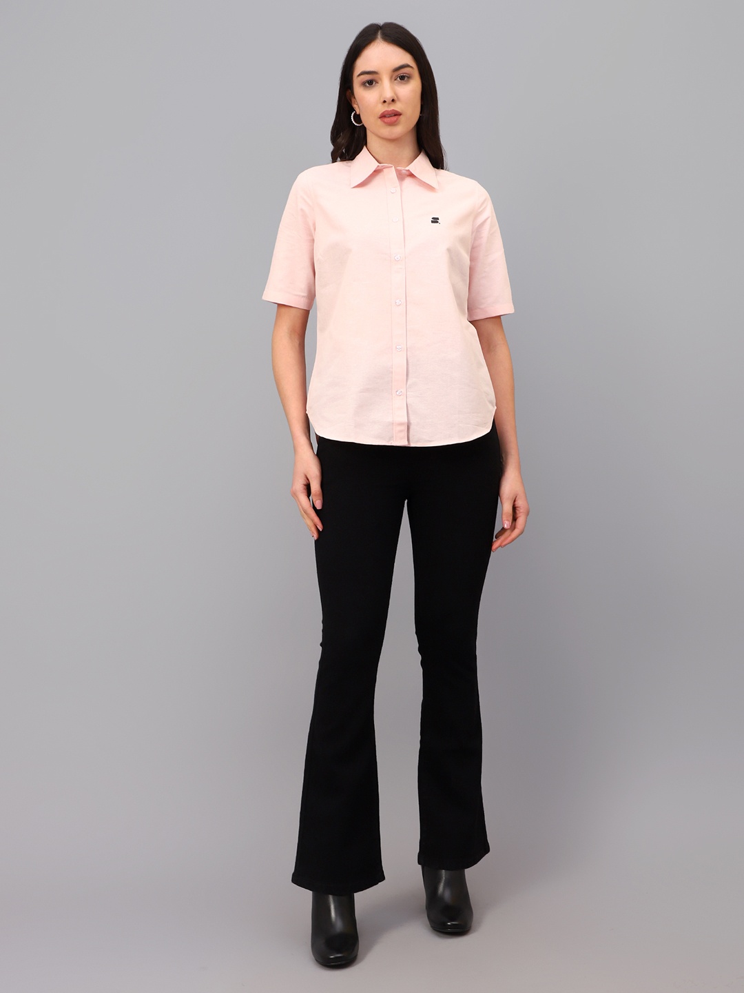 

SUMISO Comfort Hemp Casual Shirt, Pink