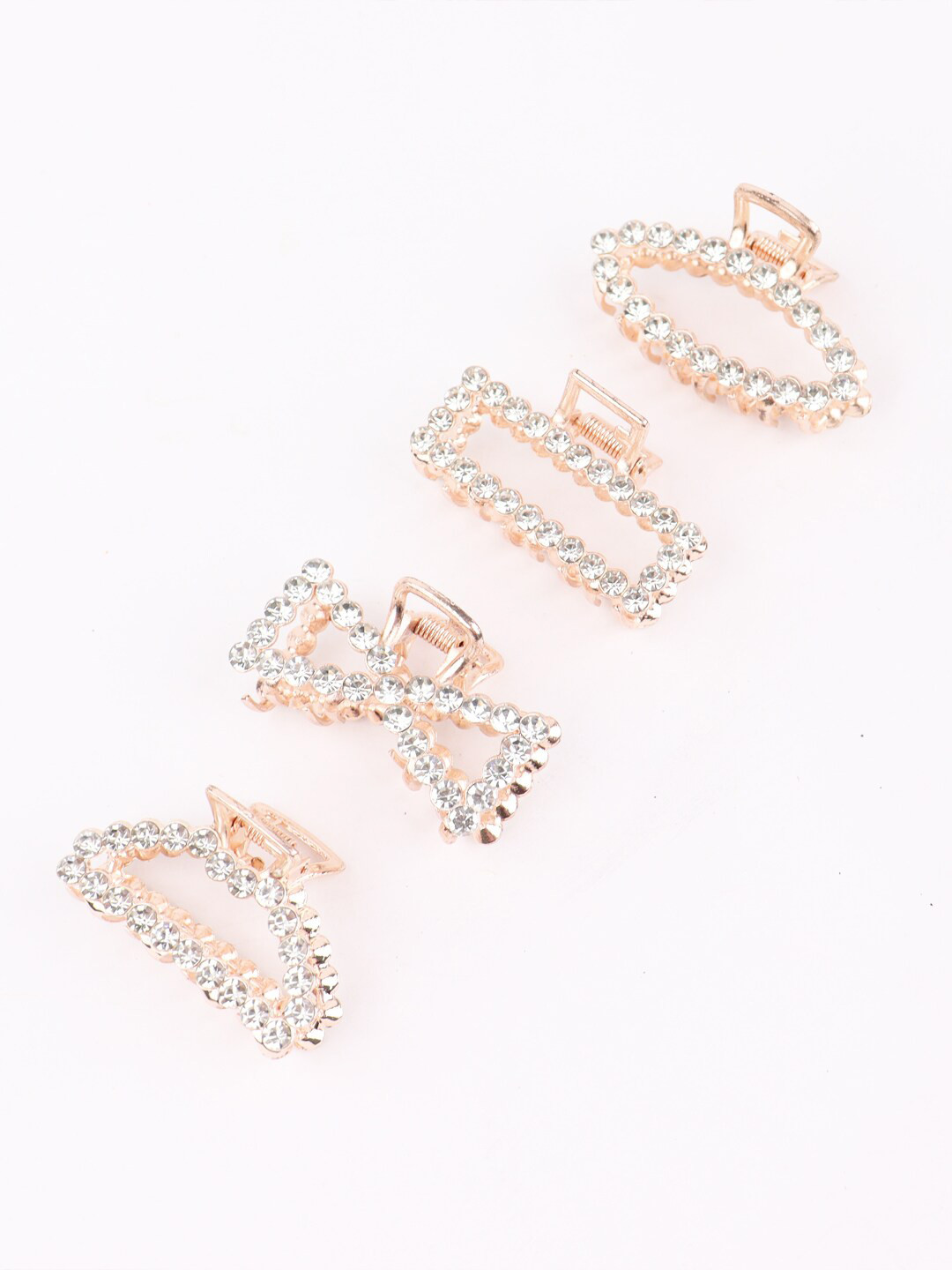

Krelin Set of 4 Embellished Claw Clip, Gold