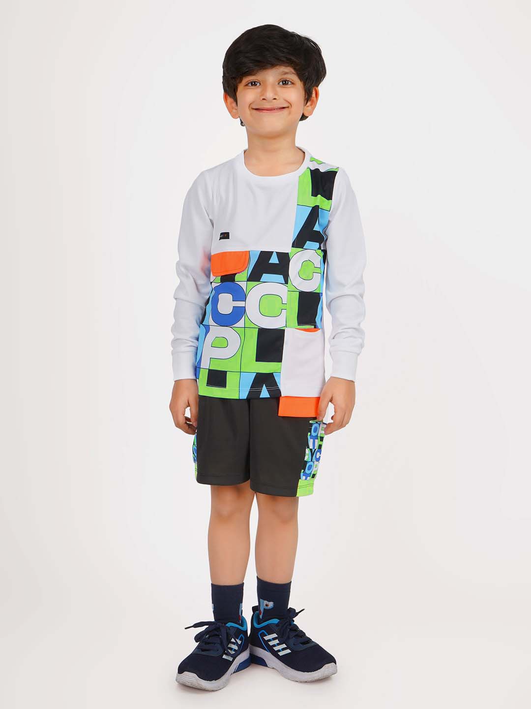 

HYVE Boys Graphic Printed T-shirt, White