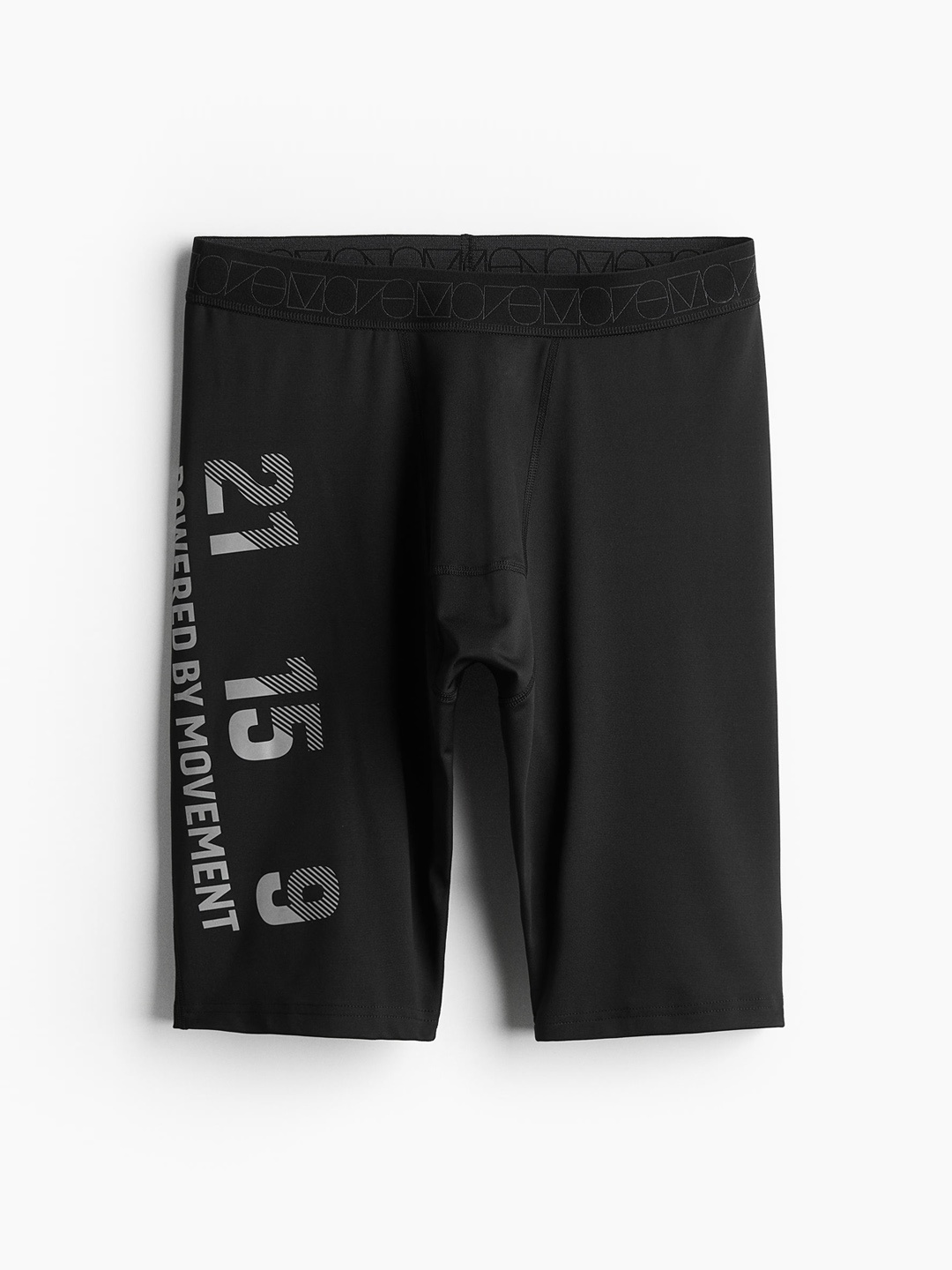

H&M Men DryMove Stretch Cycling Shorts, Black