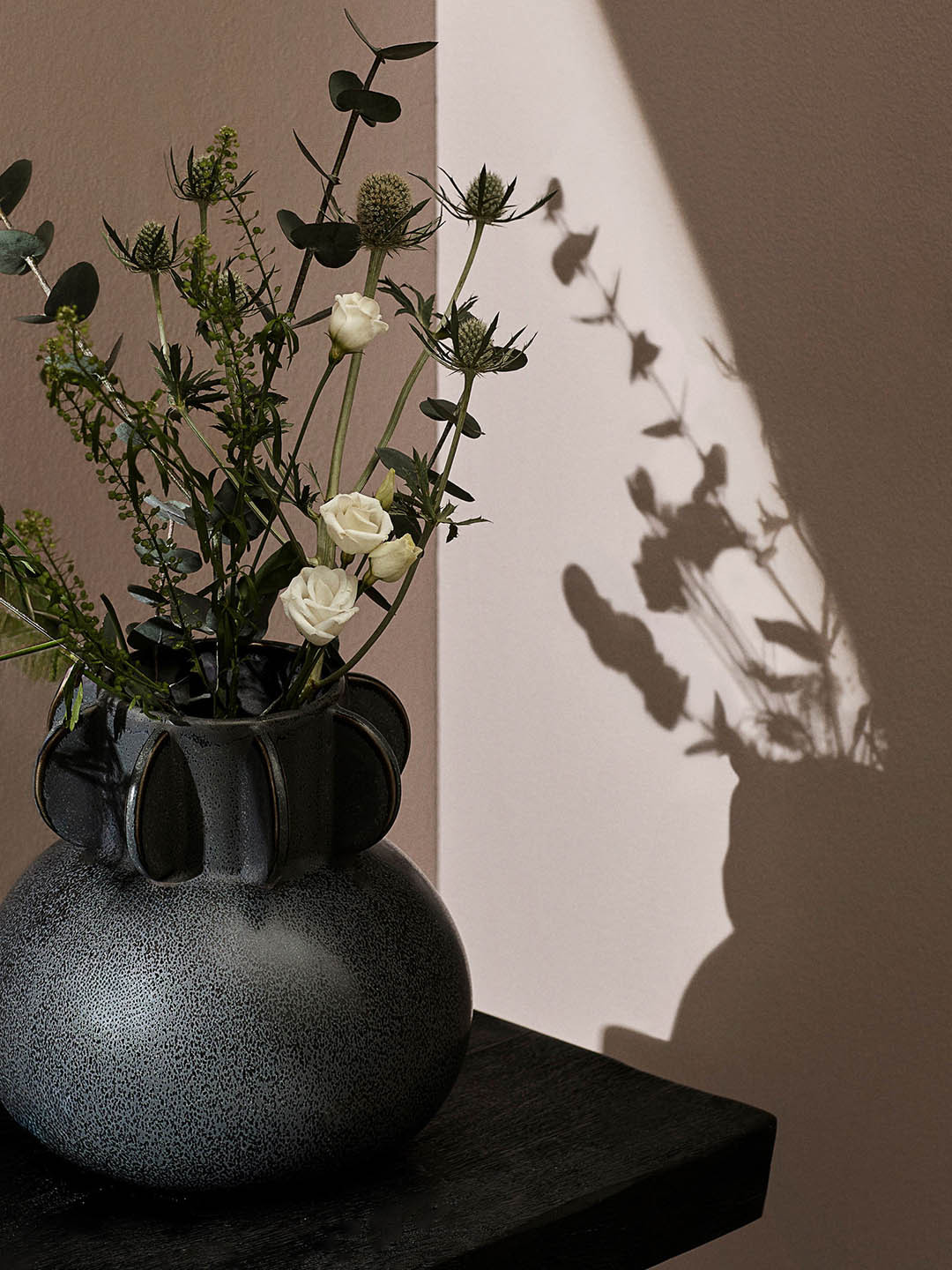 

H&M Black Reactive-Glaze Stoneware Vase