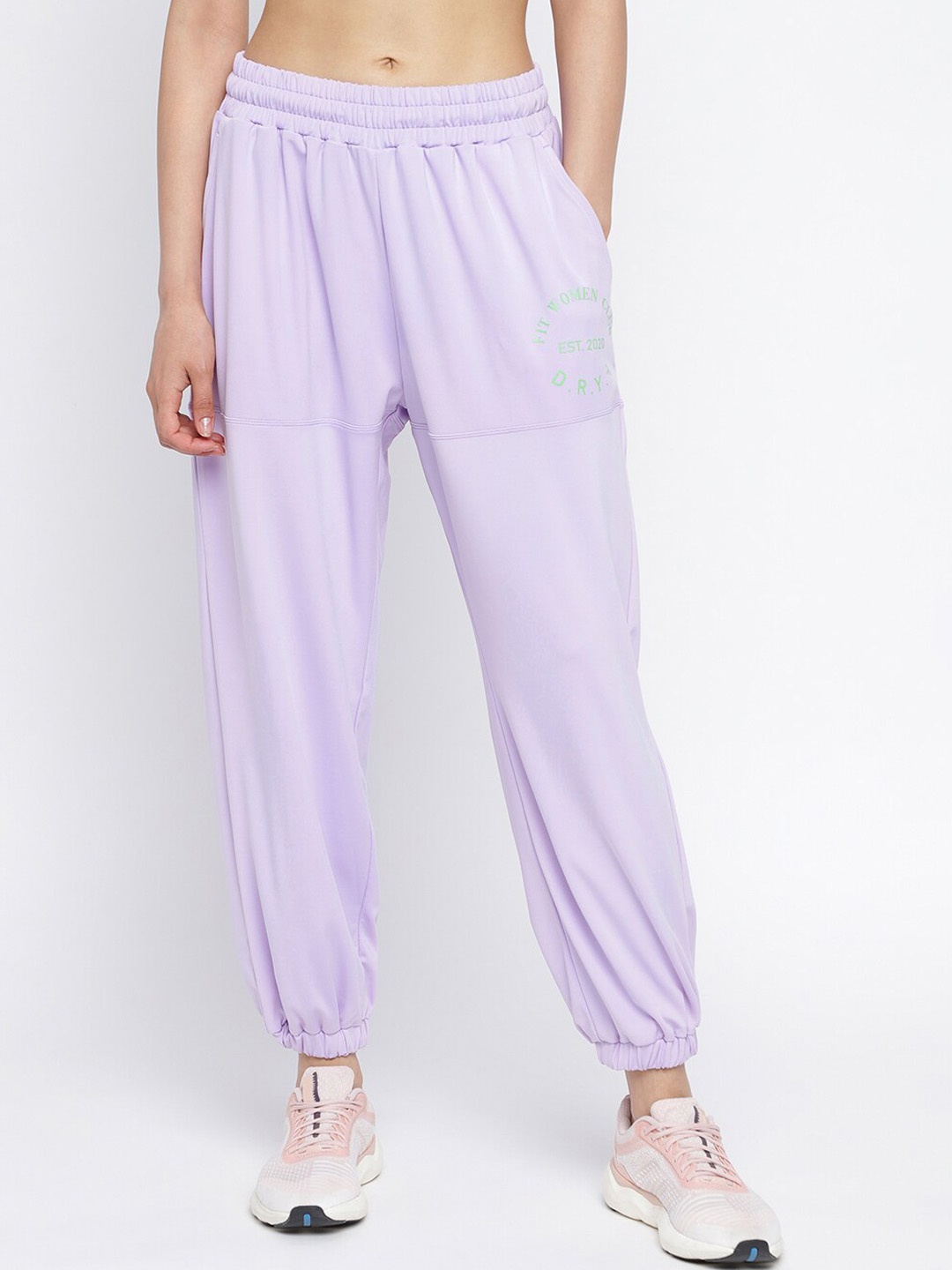 

DRYP EVOLUT Women Relaxed Fit Joggers, Purple