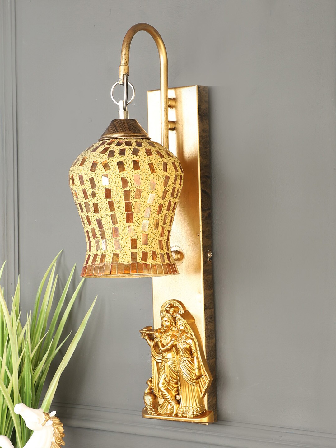 

decorativeray Beige Iron Bell Shaped Contemporary Wall Lamp