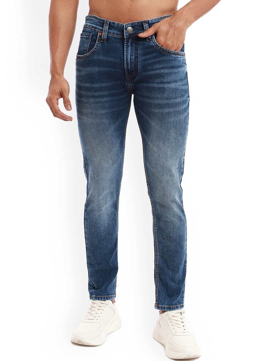 

Banana Club Men Jean Slim Fit Heavy Fade Jeans, Blue