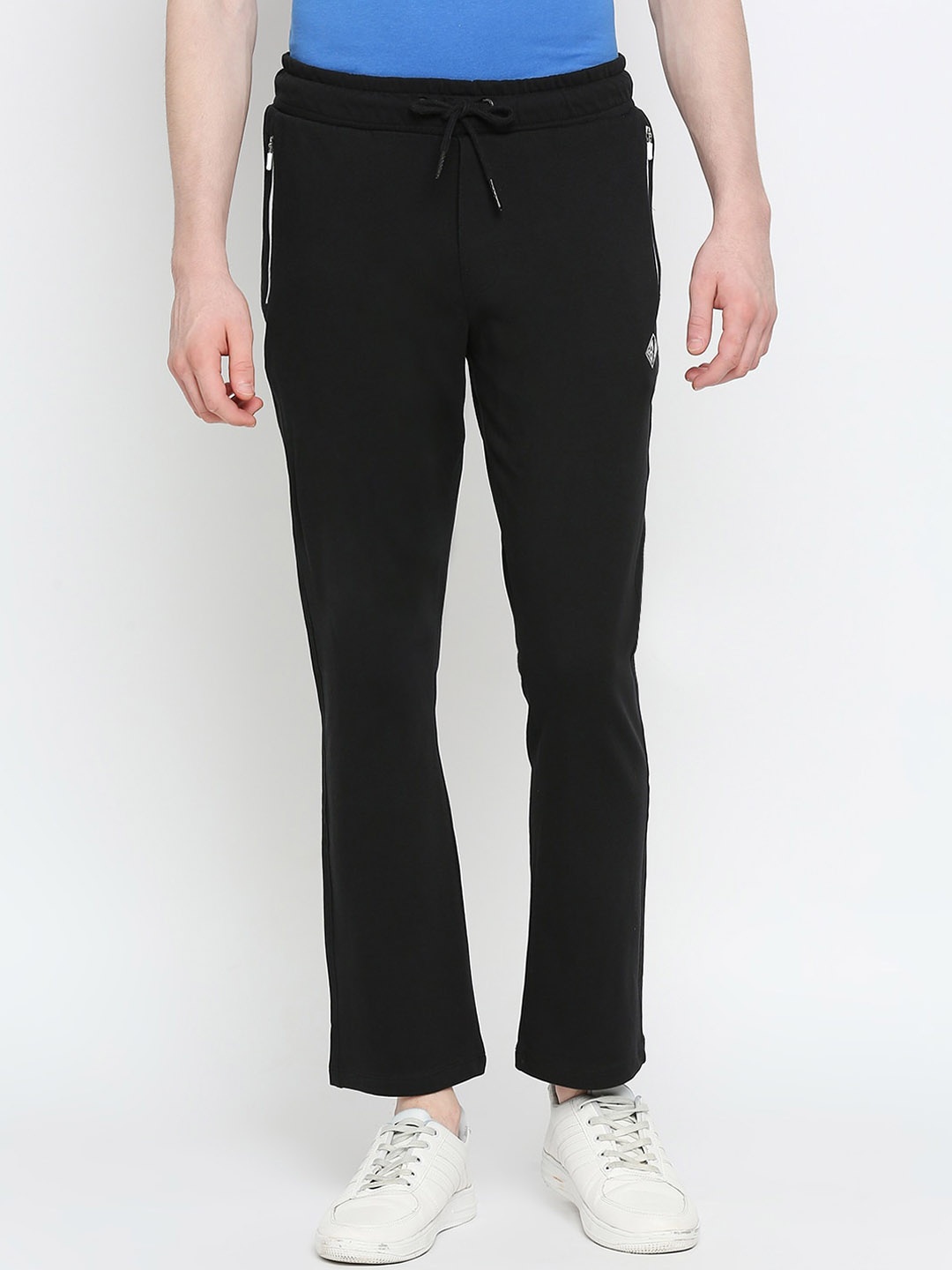 

Being Human Men Mid Rise Track Pants, Black