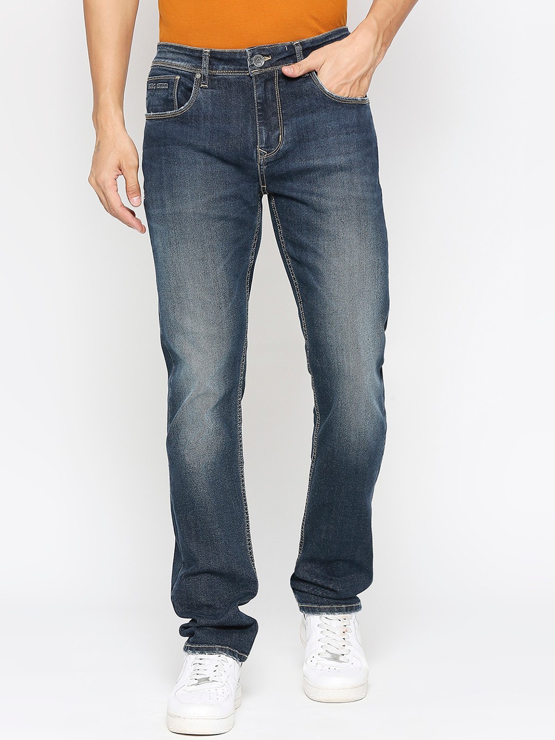 

Being Human Men Slim Fit Heavy Fade Jeans, Blue