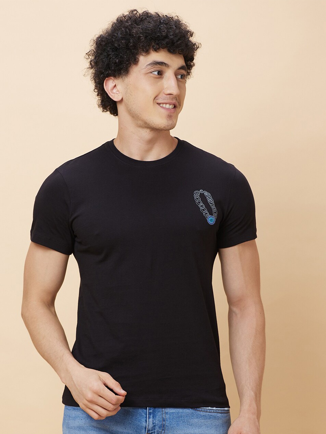 

Being Human Short Sleeves Cotton T-shirt, Black