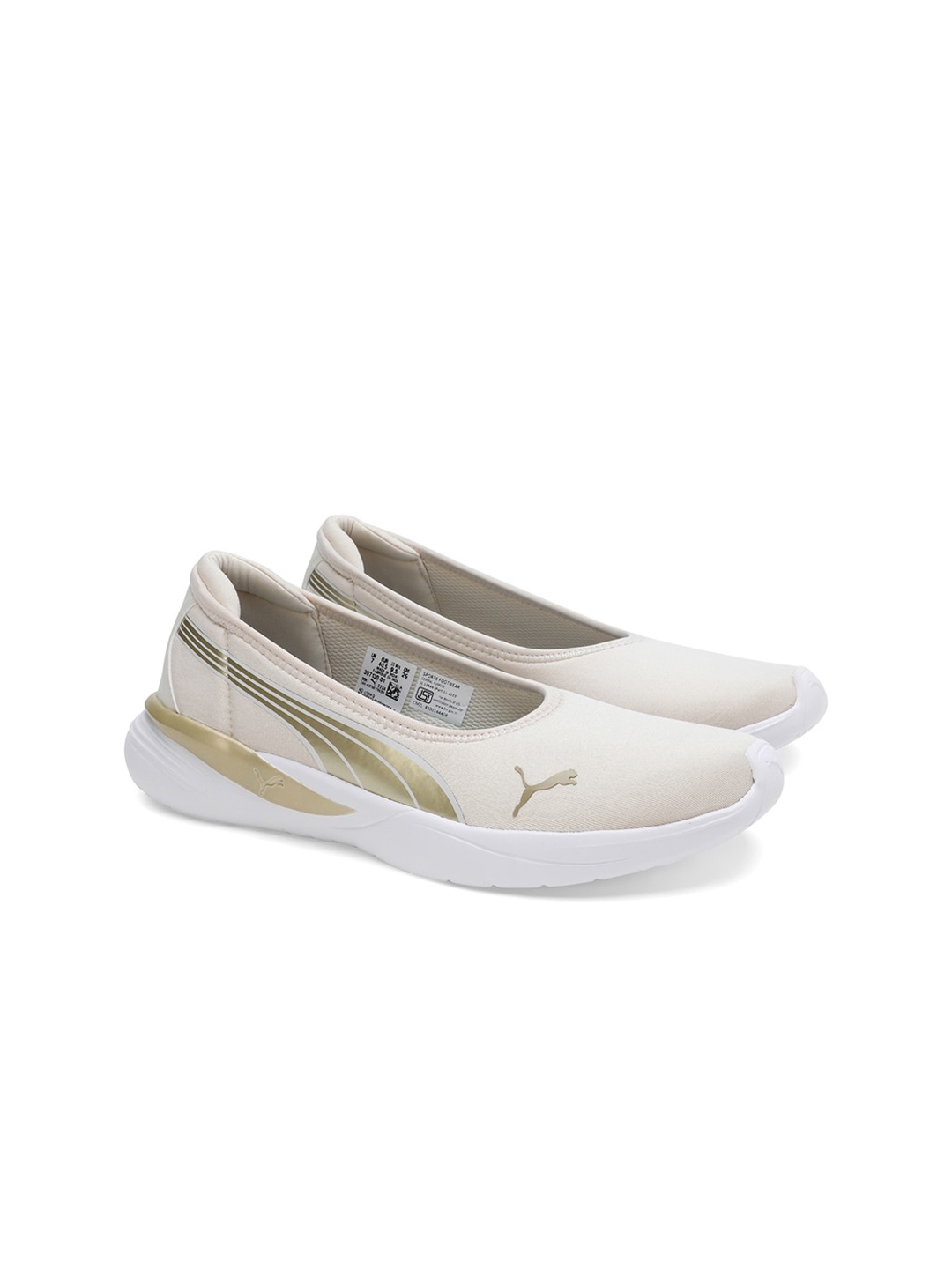 

Puma Women Evelyn Softride Ballerinas, Cream