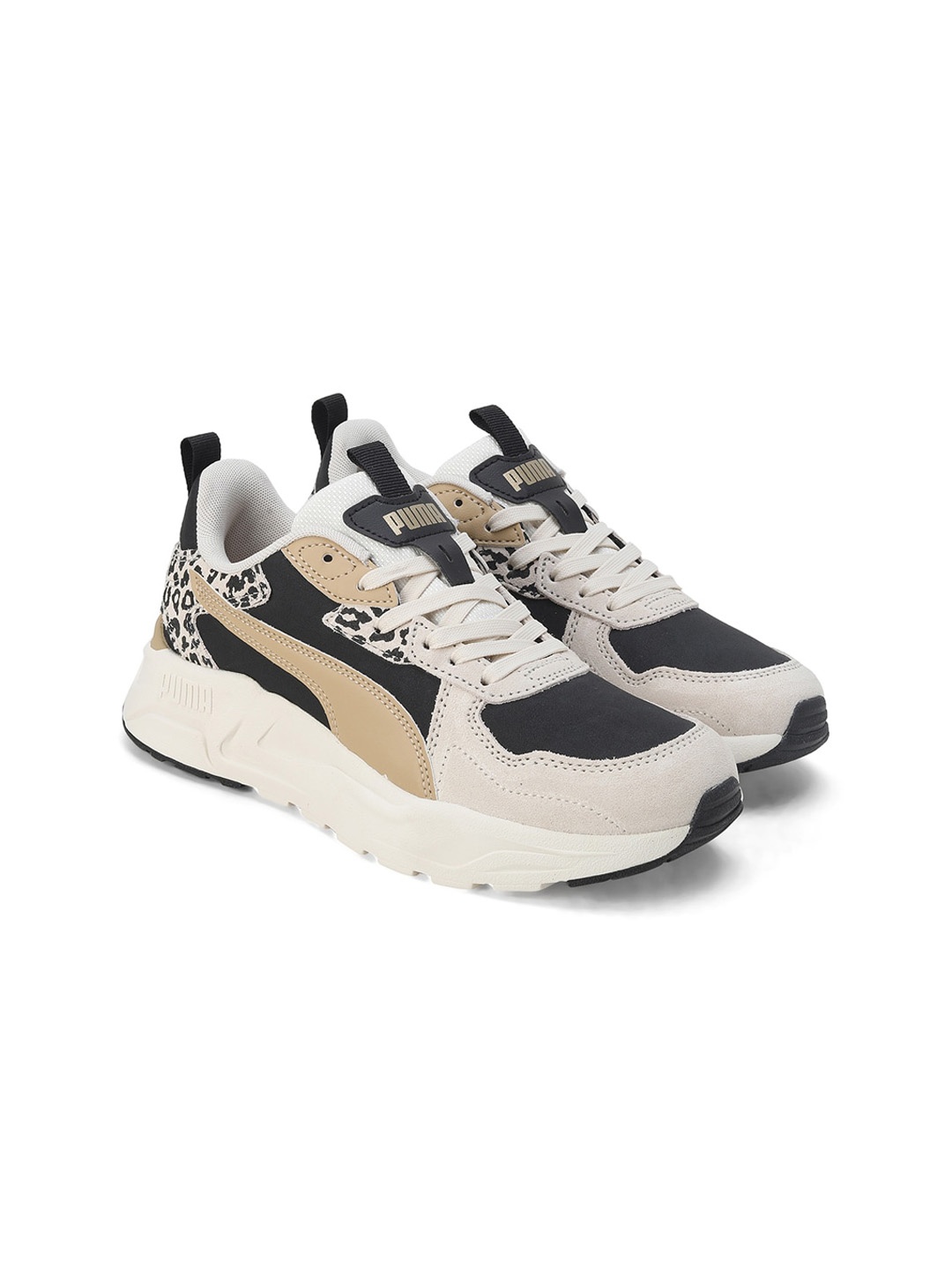 

Puma Women Trinity Lite Animal Sneakers, Beige