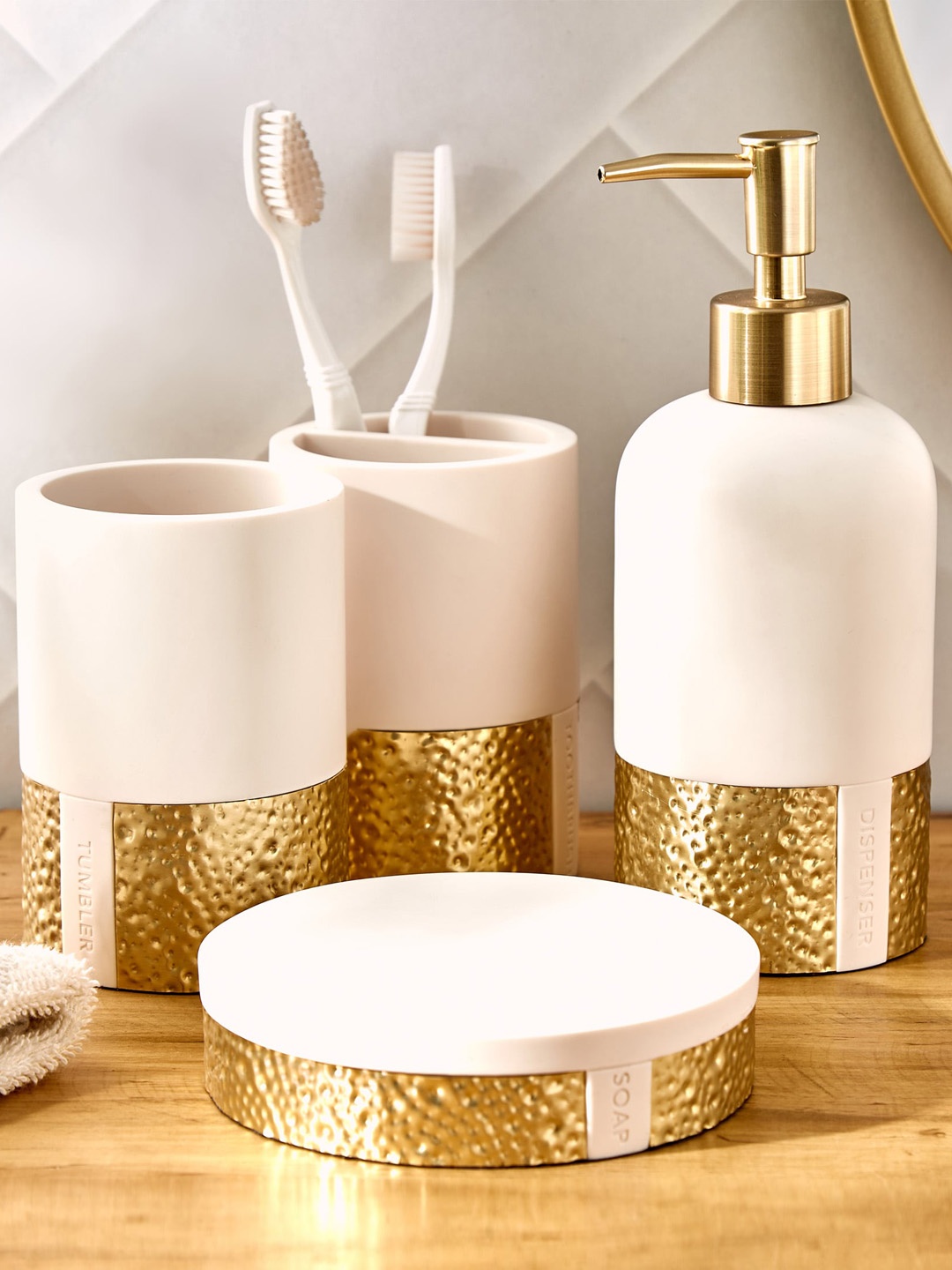 

Home Centre White Bathroom Accessories