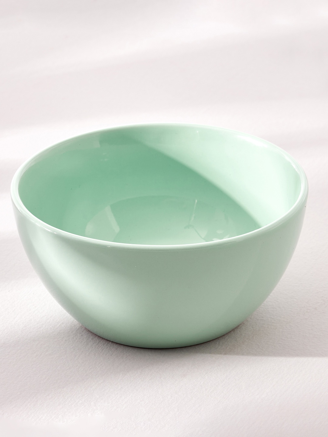 

Home Centre Green Easy to Clean Porcelain Cereal Serving Bowl - 850 ml