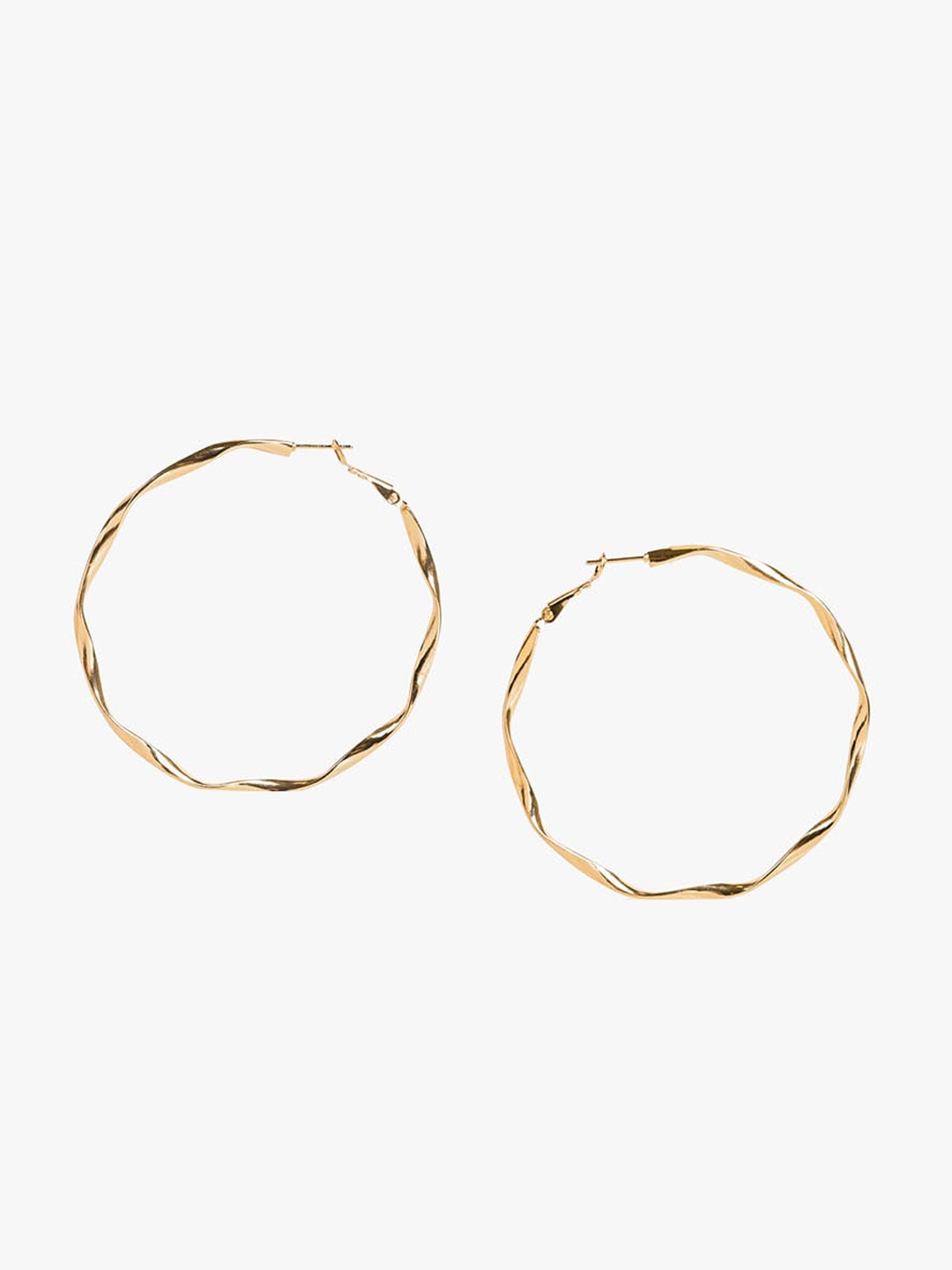 

Kazo Gold-Plated Twisted Hoop Earrings