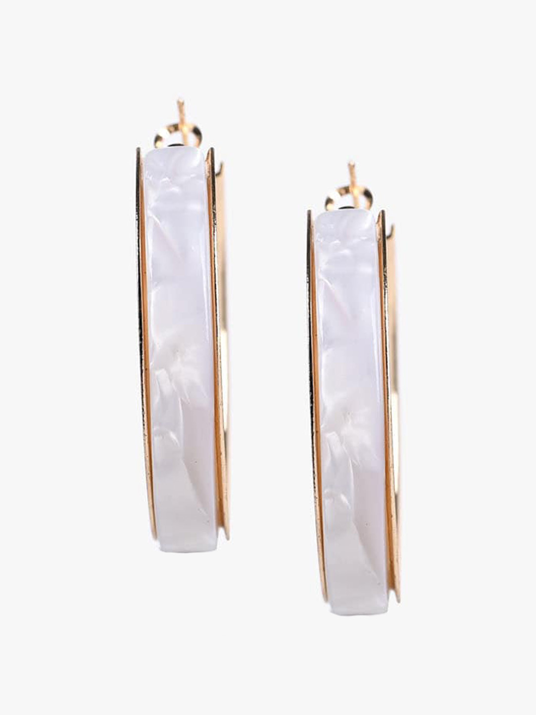 

Kazo Contemporary Hoop Earrings, Gold