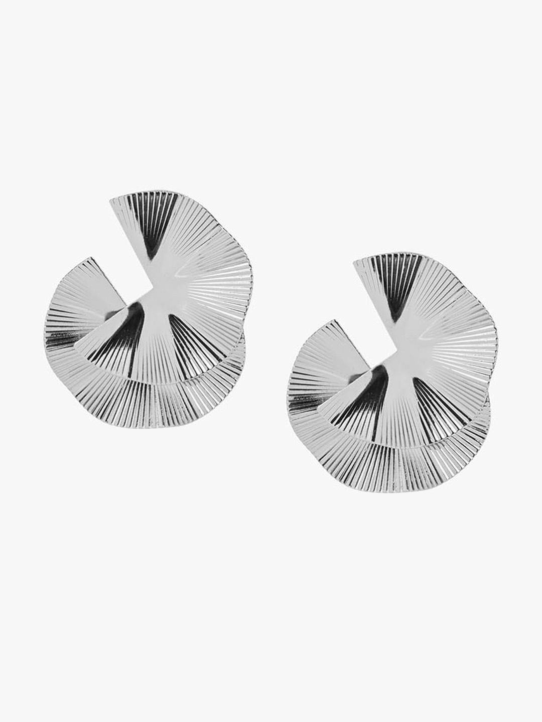 

Kazo Silver-Plated Contemporary Drop Earrings