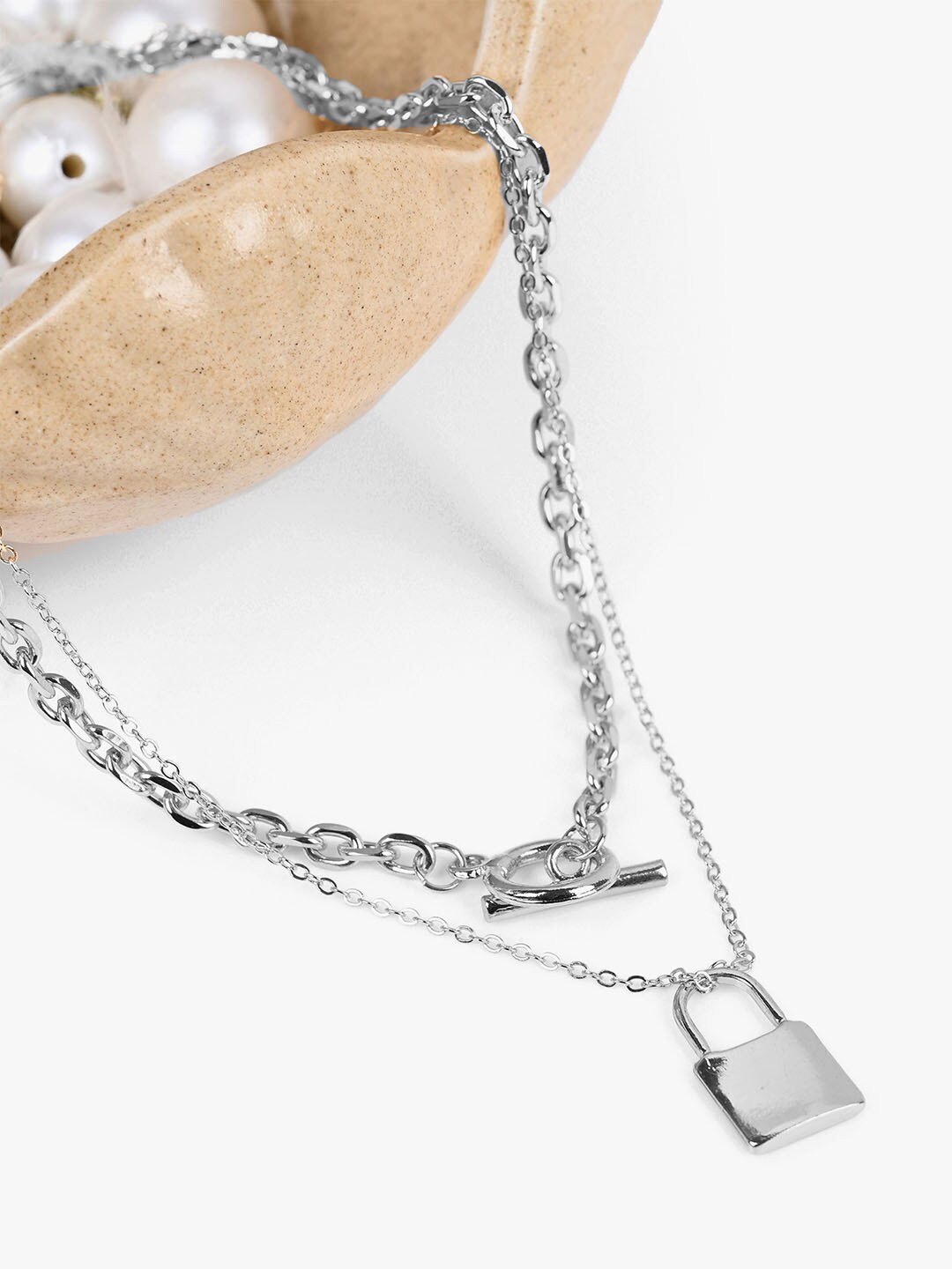 

Kazo Silver-Plated Layered Necklace