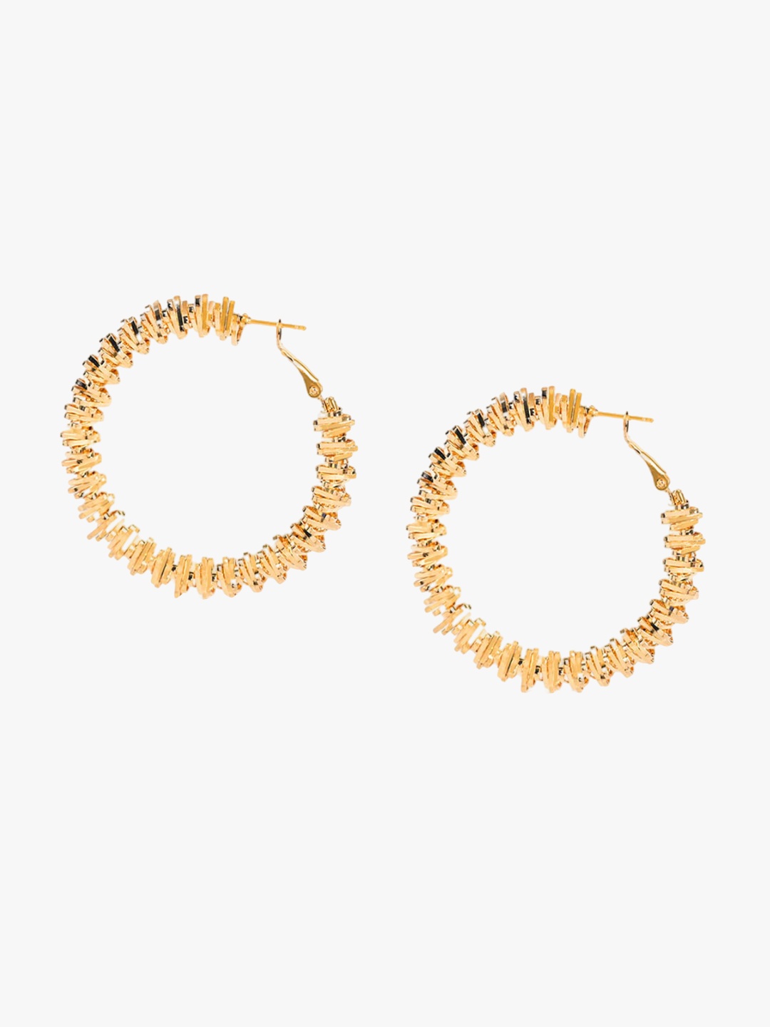 

Kazo Gold-Plated Circular Hoop Earrings