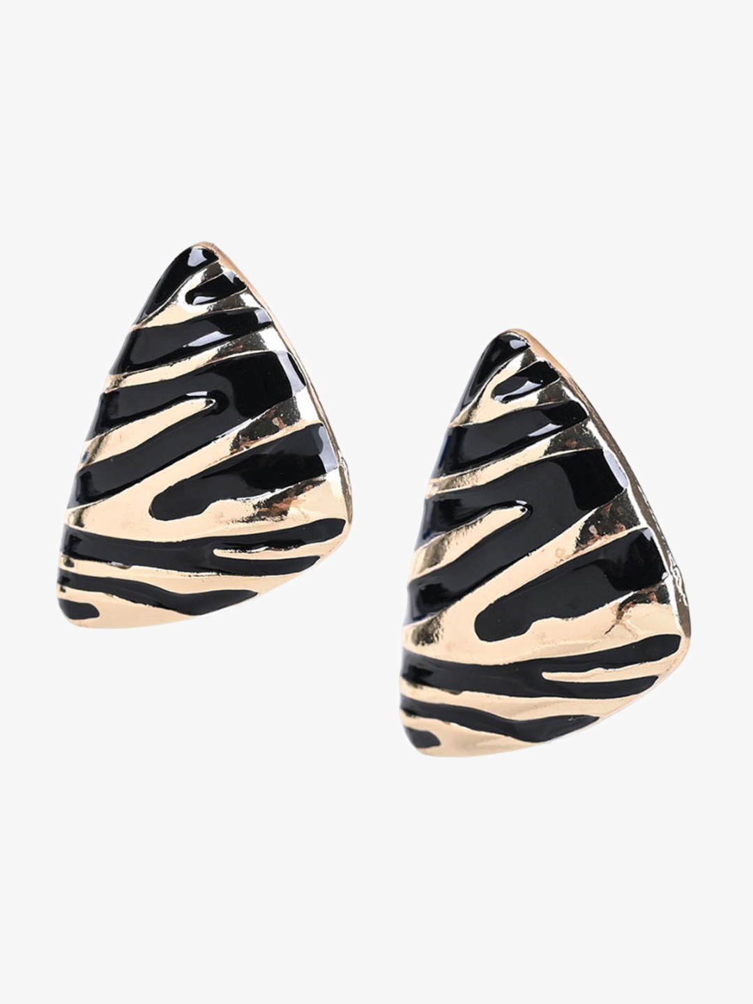 

Kazo Triangle Studs Earrings, Gold