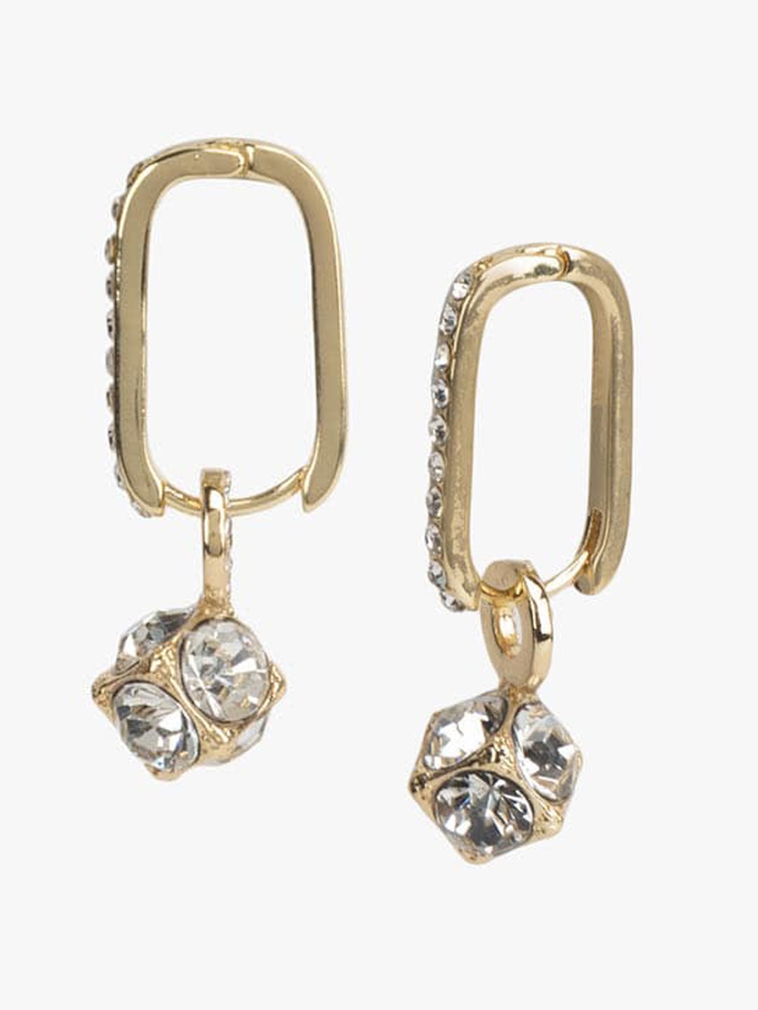 

Kazo Gold-Plated Contemporary Studs Earrings