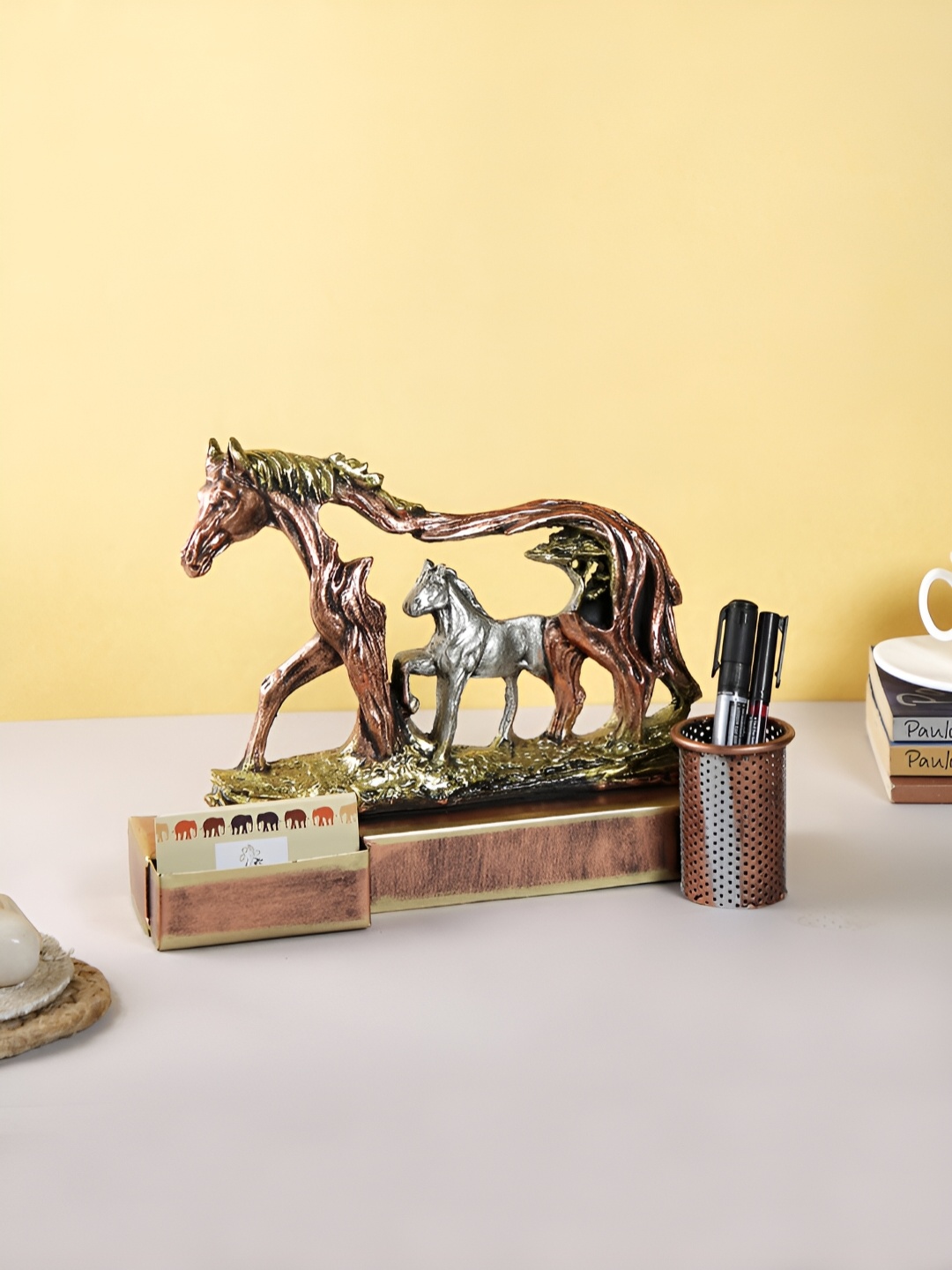 CraftVatika Copper-Toned Medium Figurine Showpiece